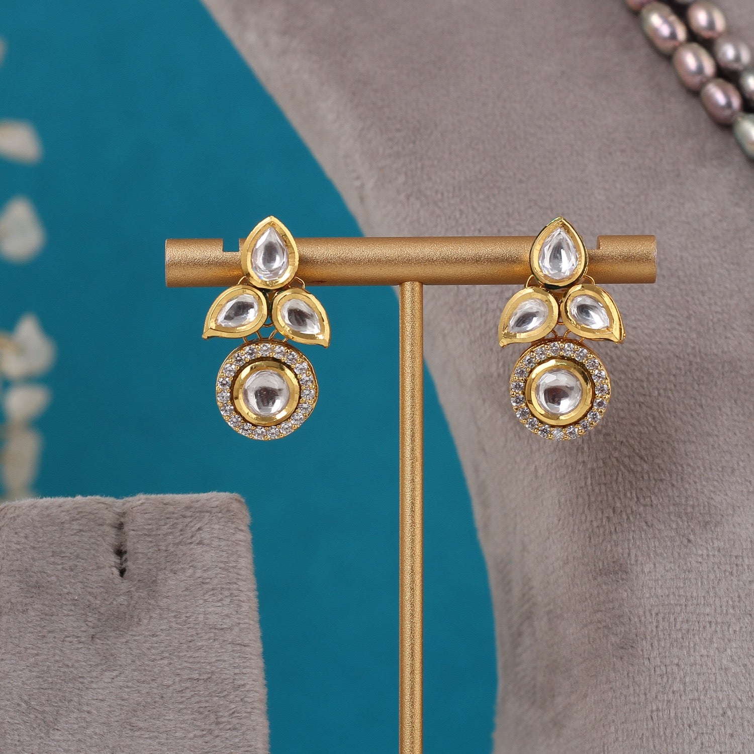 Real Pearls Double Line Set For Women,With Certificate(D.No ADPRLS3273)