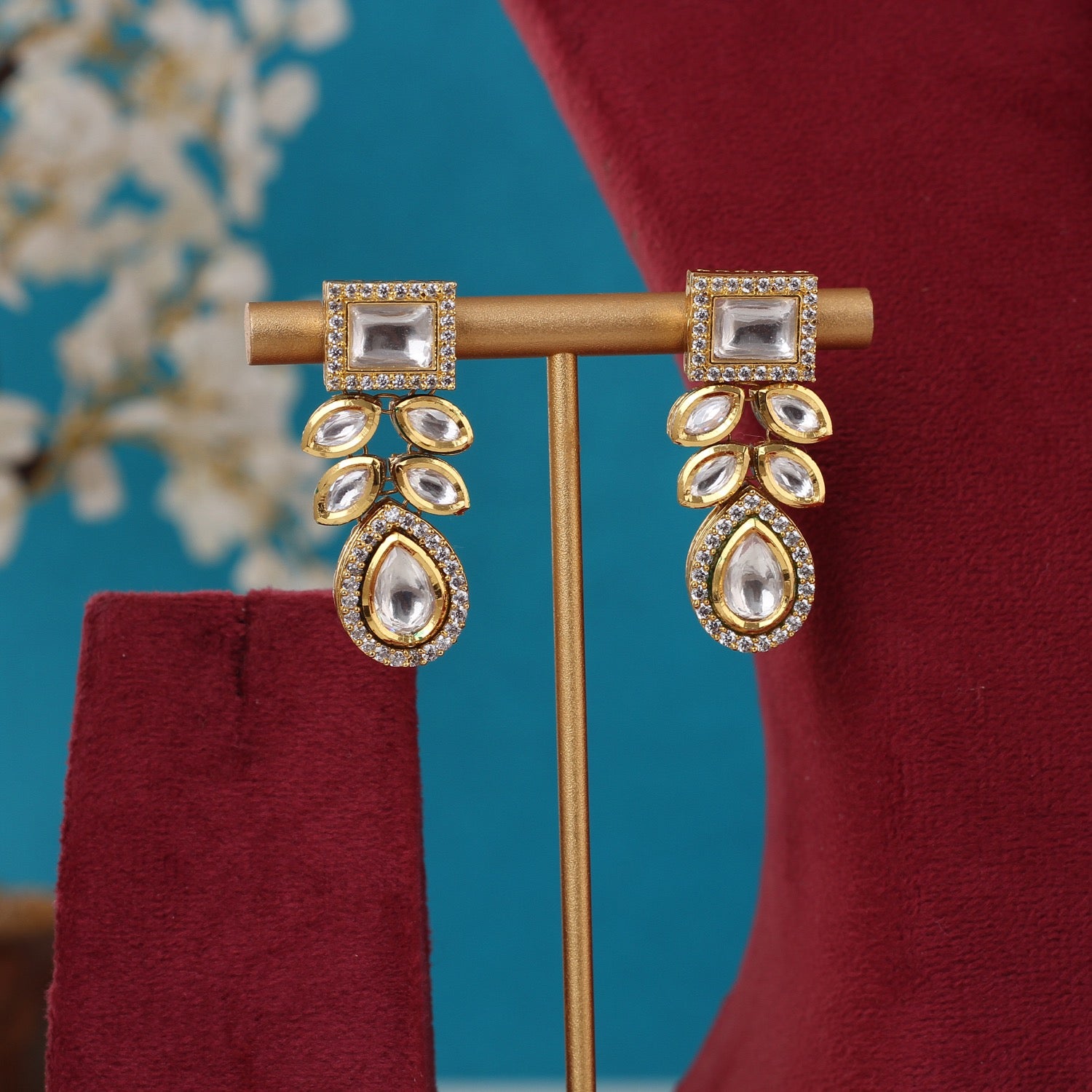 Real Pearls With Kundan Stone Pendant Set For Women,With Certificate(D.No ADPRLS3319)