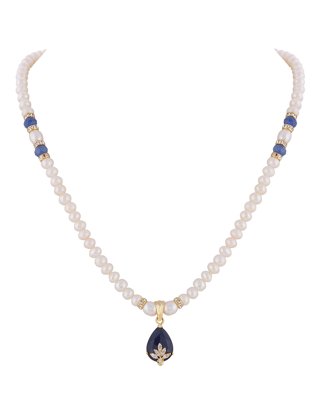 Real Natural Fresh Water Pearl Set With Certificate(D.No ADPRLS950)