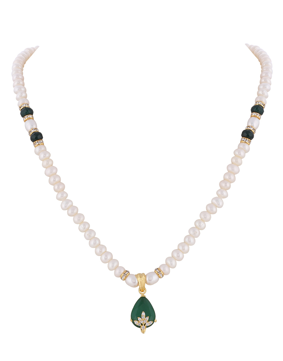Real Natural Fresh Water Pearl Set With Certificate(D.No ADPRLS951)