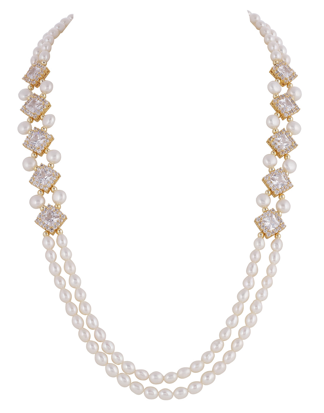 Real Natural Fresh Water Pearl Set With Certificate(D.No ADPRLS959)