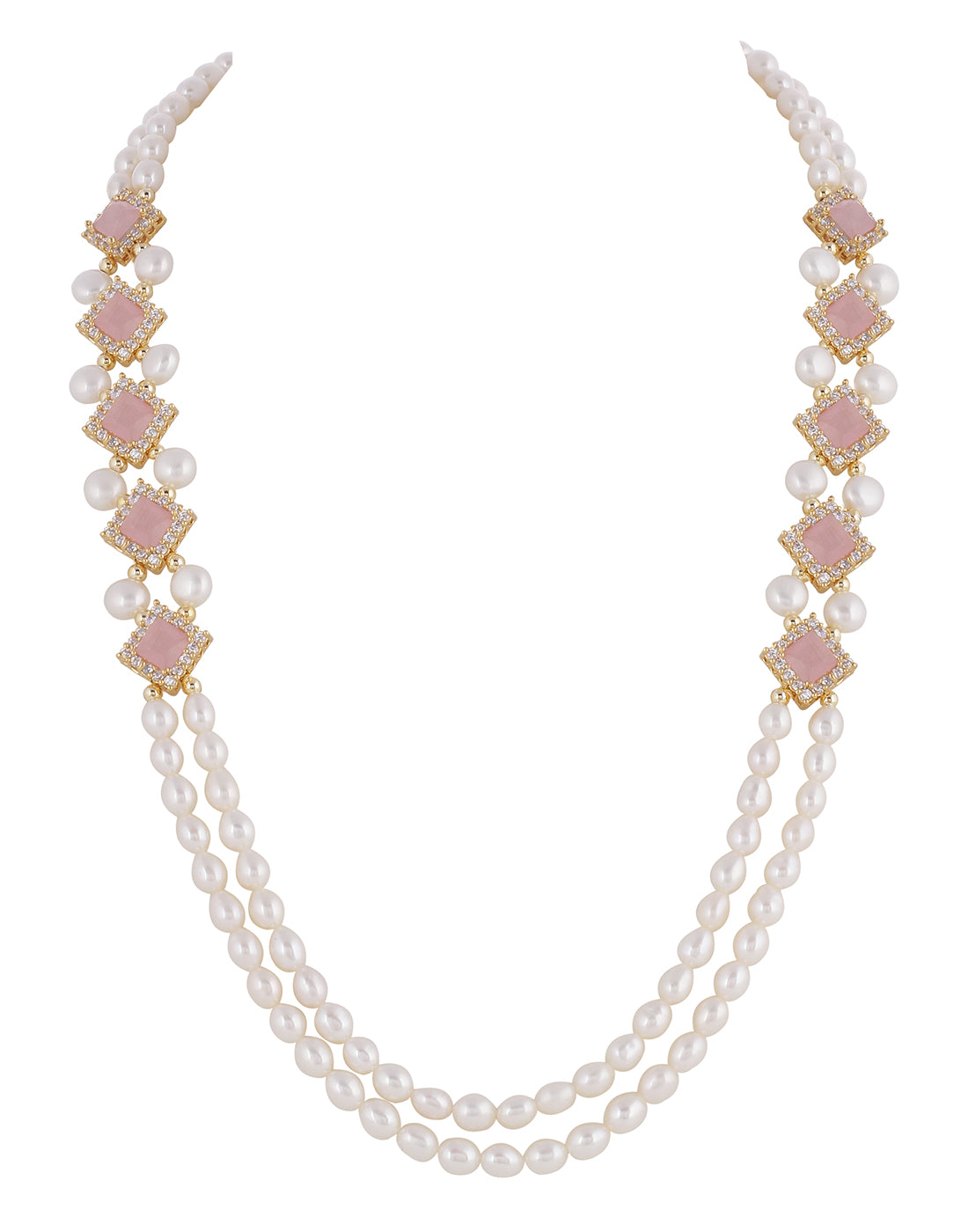 Real Natural Fresh Water Pearl Set With Certificate(D.No ADPRLS963)