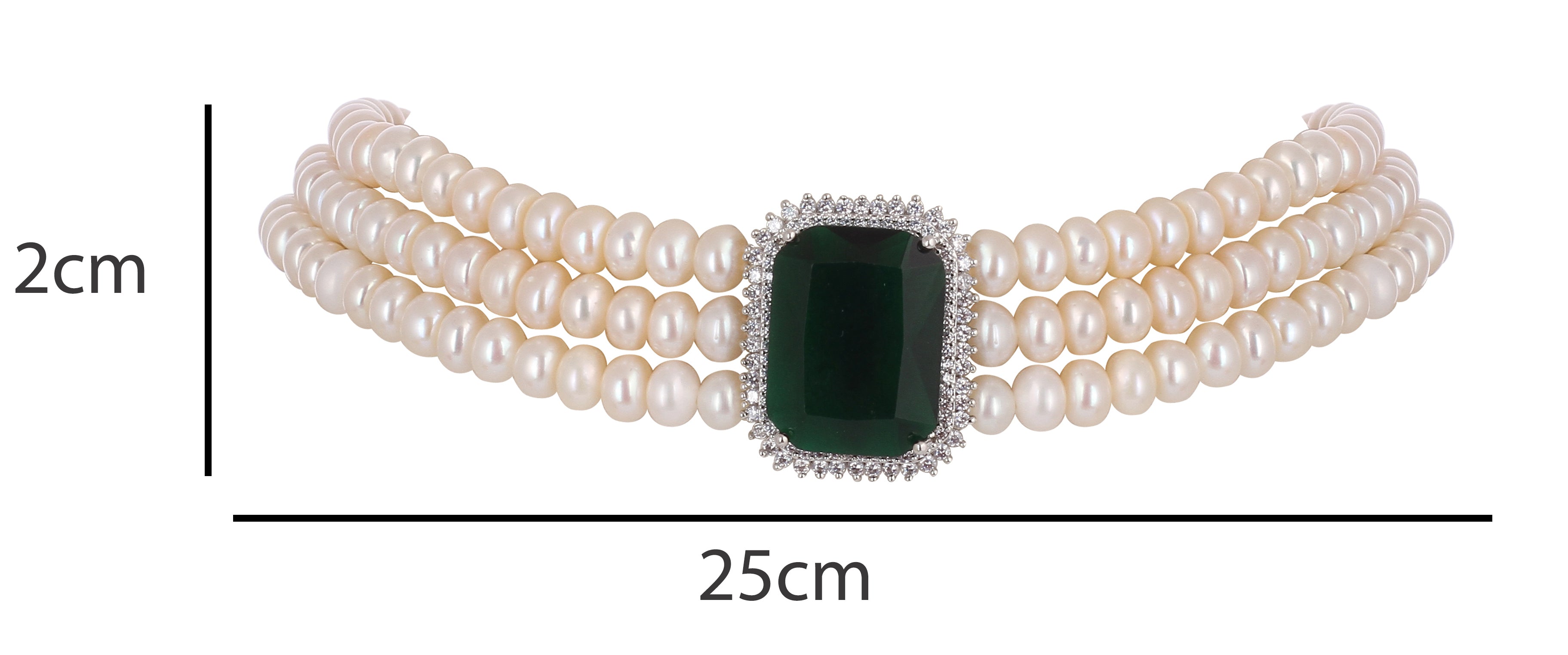 Real Natural Fresh Water Pearls Choker Set For Women