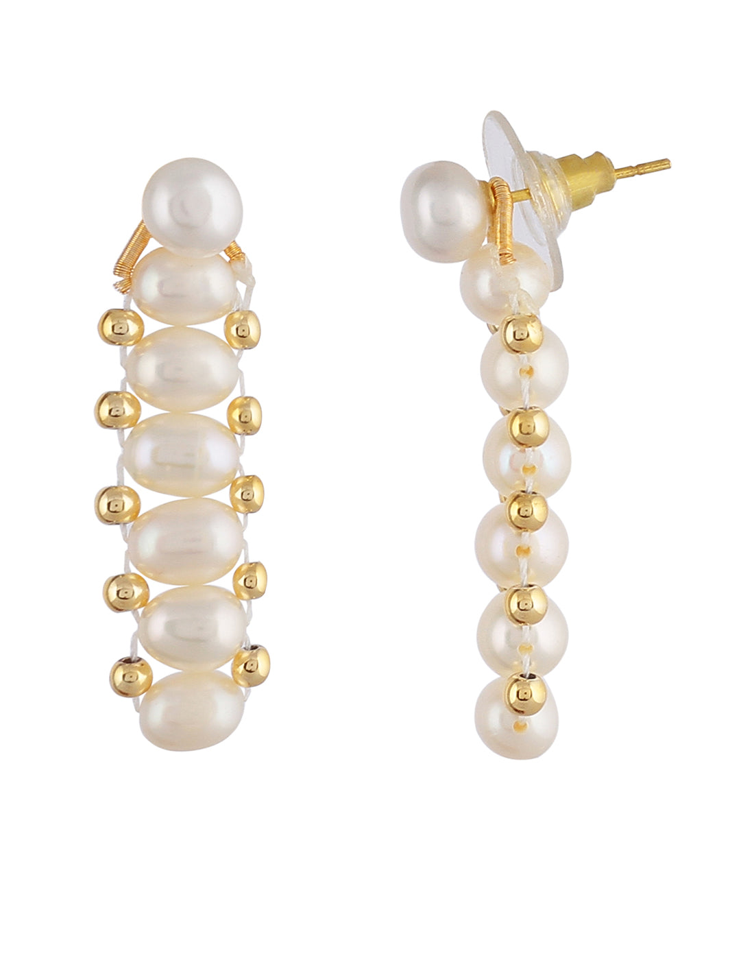 Real Natural Fresh Water Oval Pearls Choker Set With Certificate(D.No CKR266)