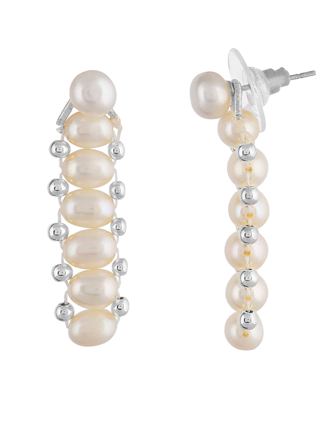 Real Natural Fresh Water Oval Pearls Choker Set With Certificate(D.No CKR269)