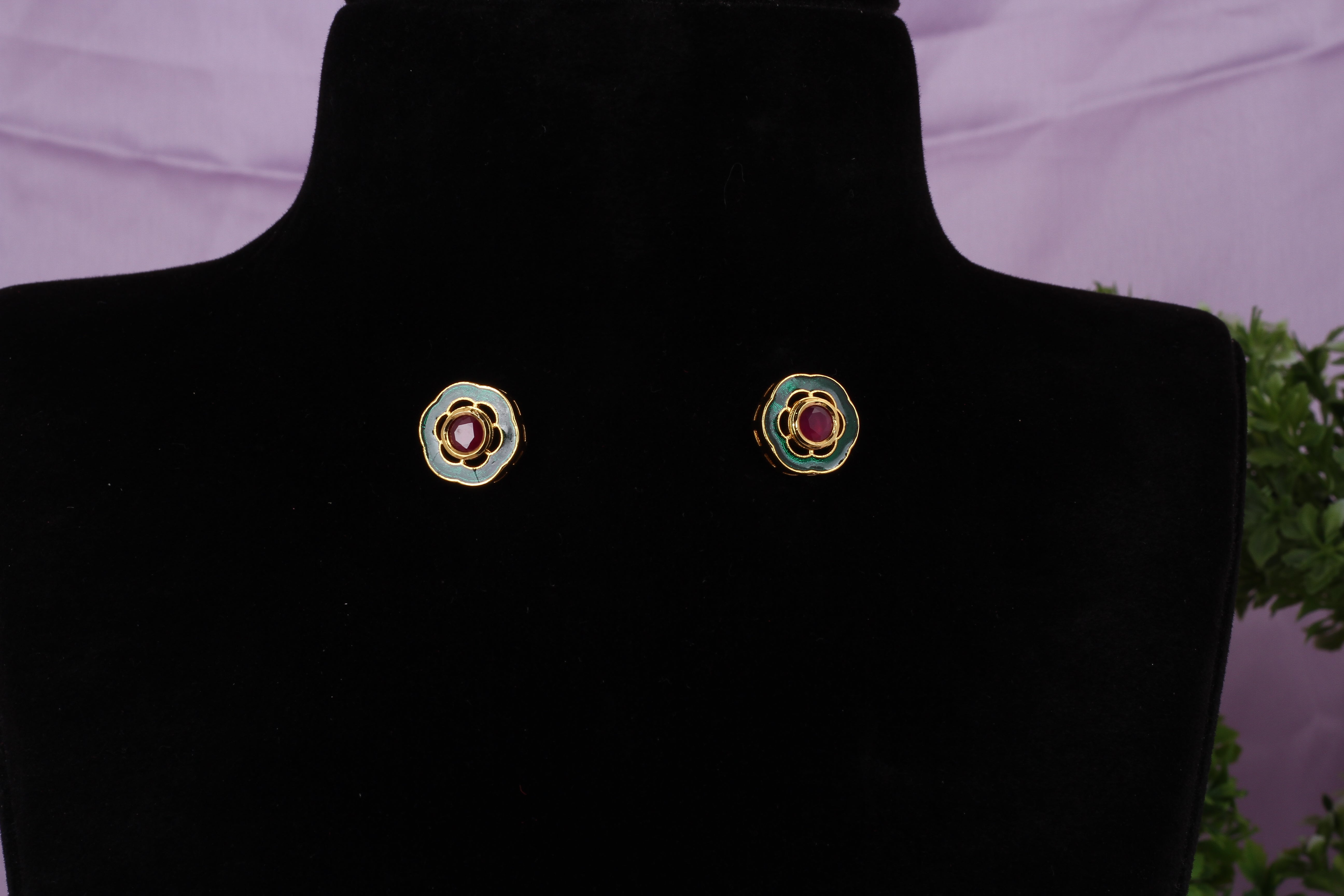 Real Natural Fresh Water Pearls Choker Set With Certificate(D.No CKR568)