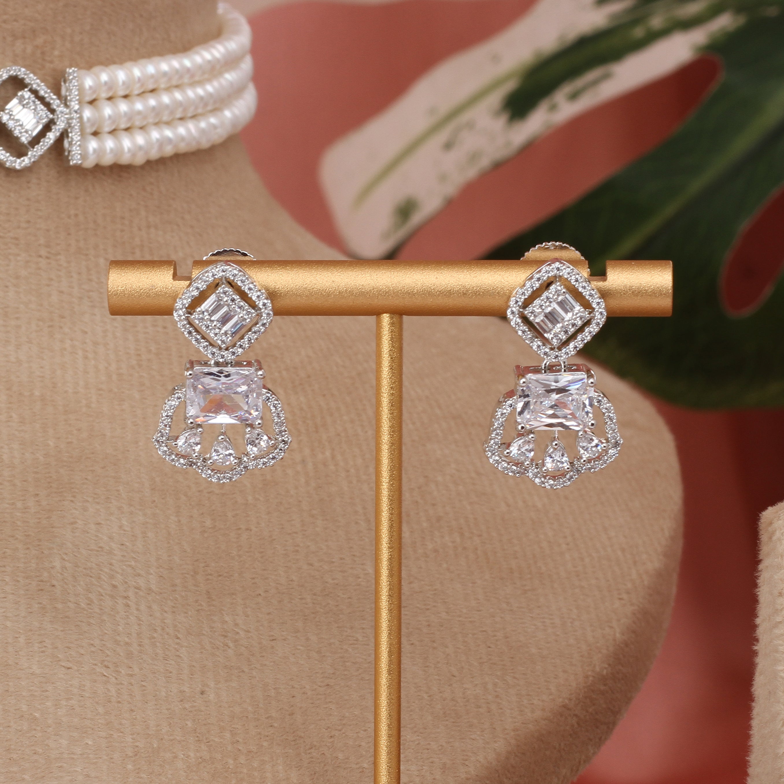 Authentic Real Natural Fresh Water Pearls Choker Set With Certificate(D.No CKR630)