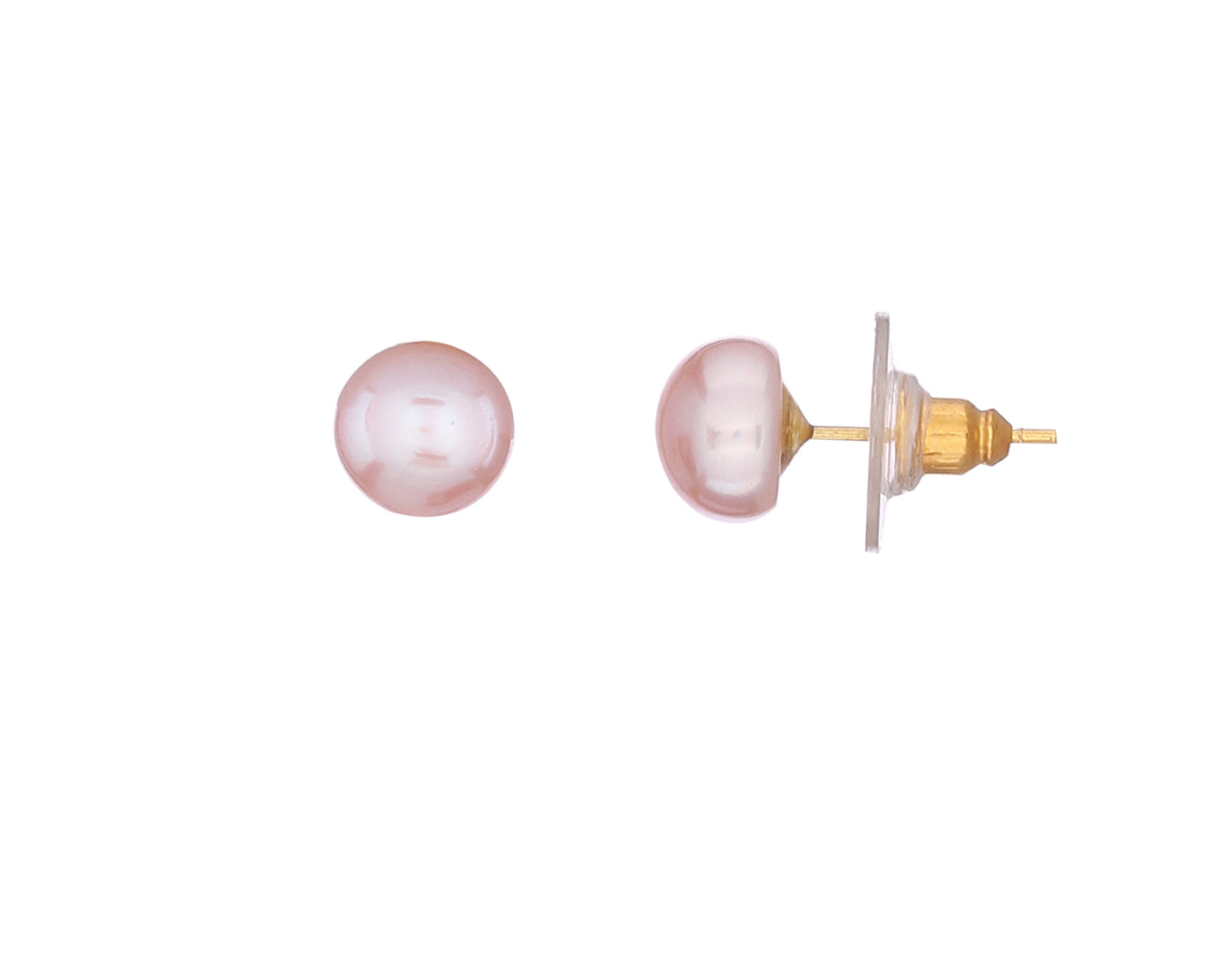 Real Natural Fresh Water Double Line Plain Pearls Mala Set 5 MM With Certificate(D.No NPS209)