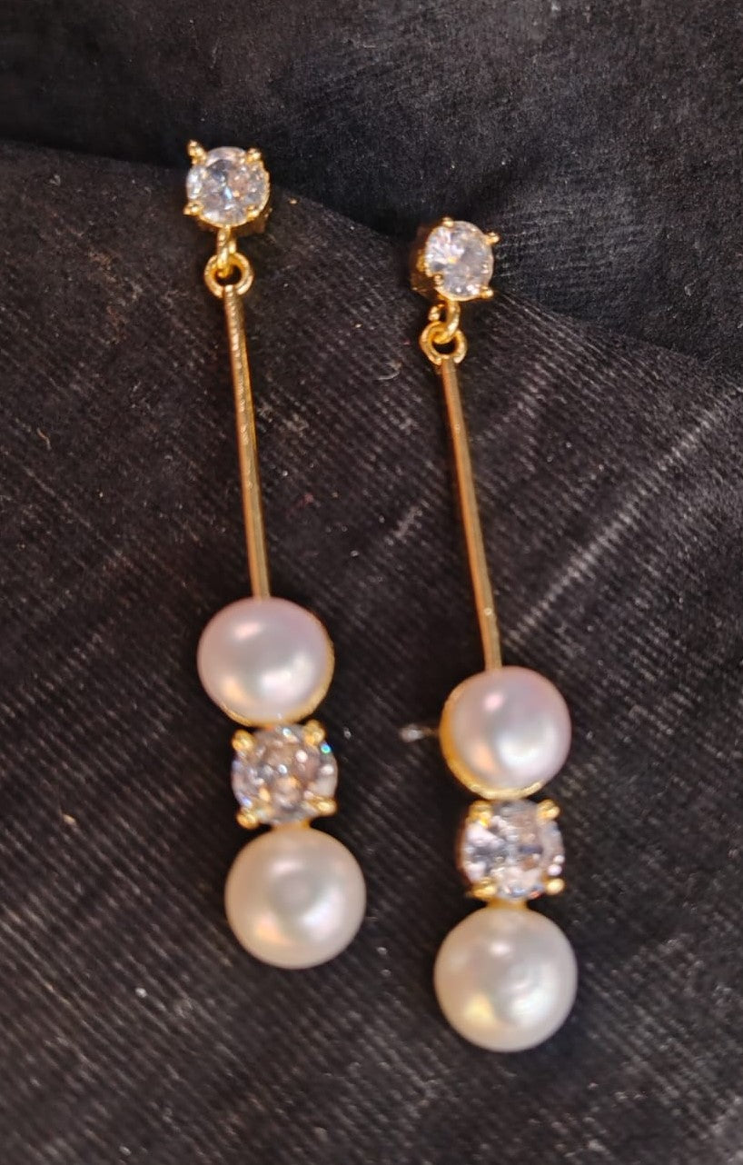 Real Natural Fresh Water Pearls Hangings (D.No PTOP131)