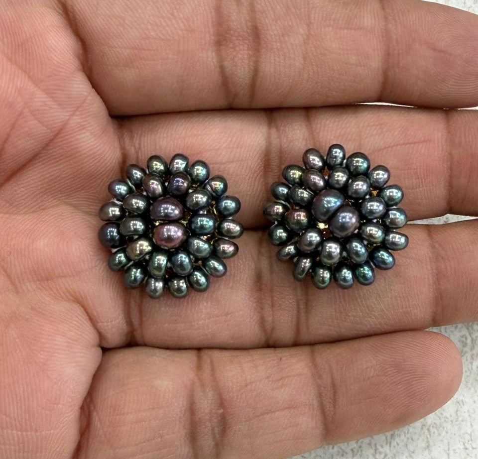 Real Black Pearls Tops With Certificate(D.No PTOP200)