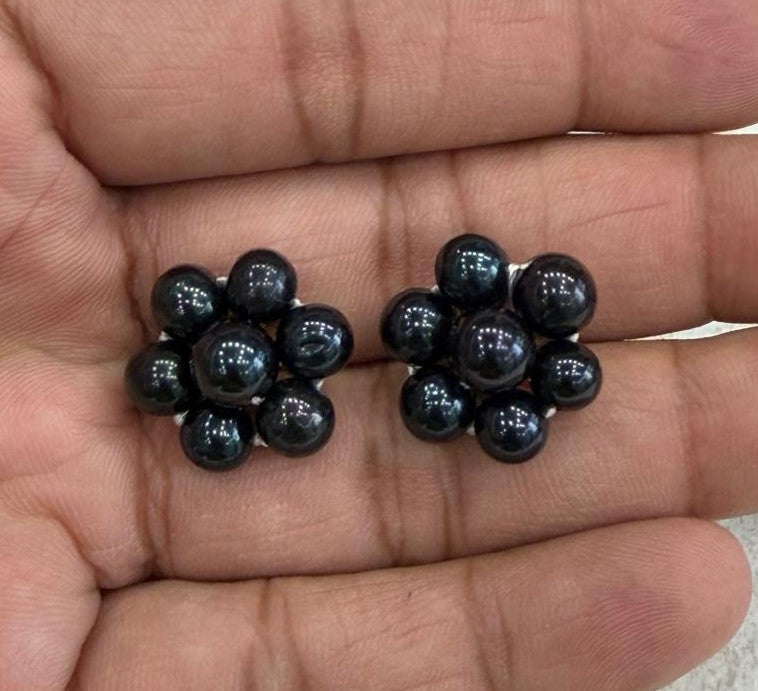 Real Black Pearls Tops With Certificate(D.No PTOP206)