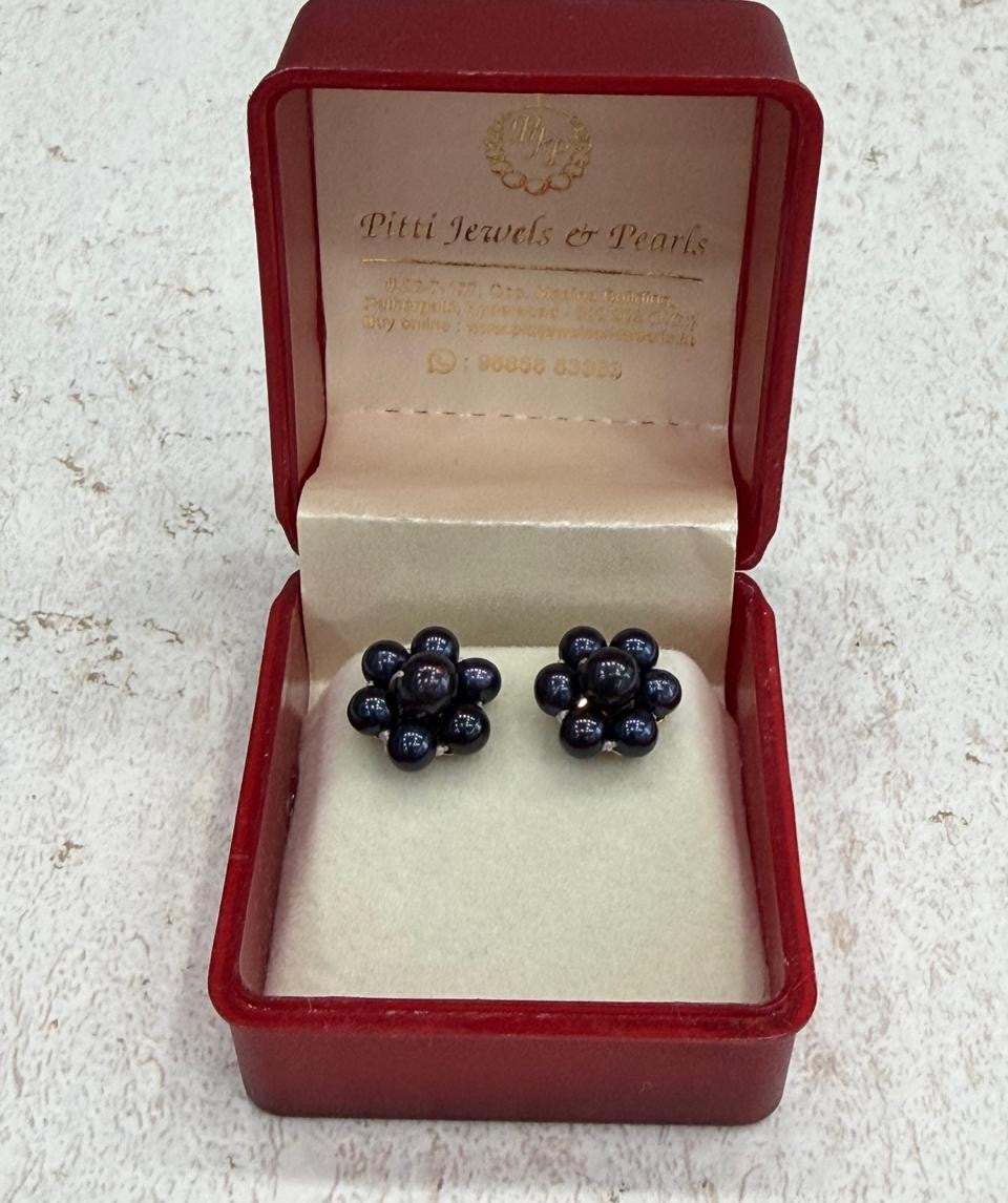 Real Black Pearls Tops With Certificate(D.No PTOP209)