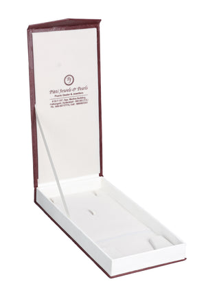Real Natural Fresh Water Triple String Pearl Set With Certificate