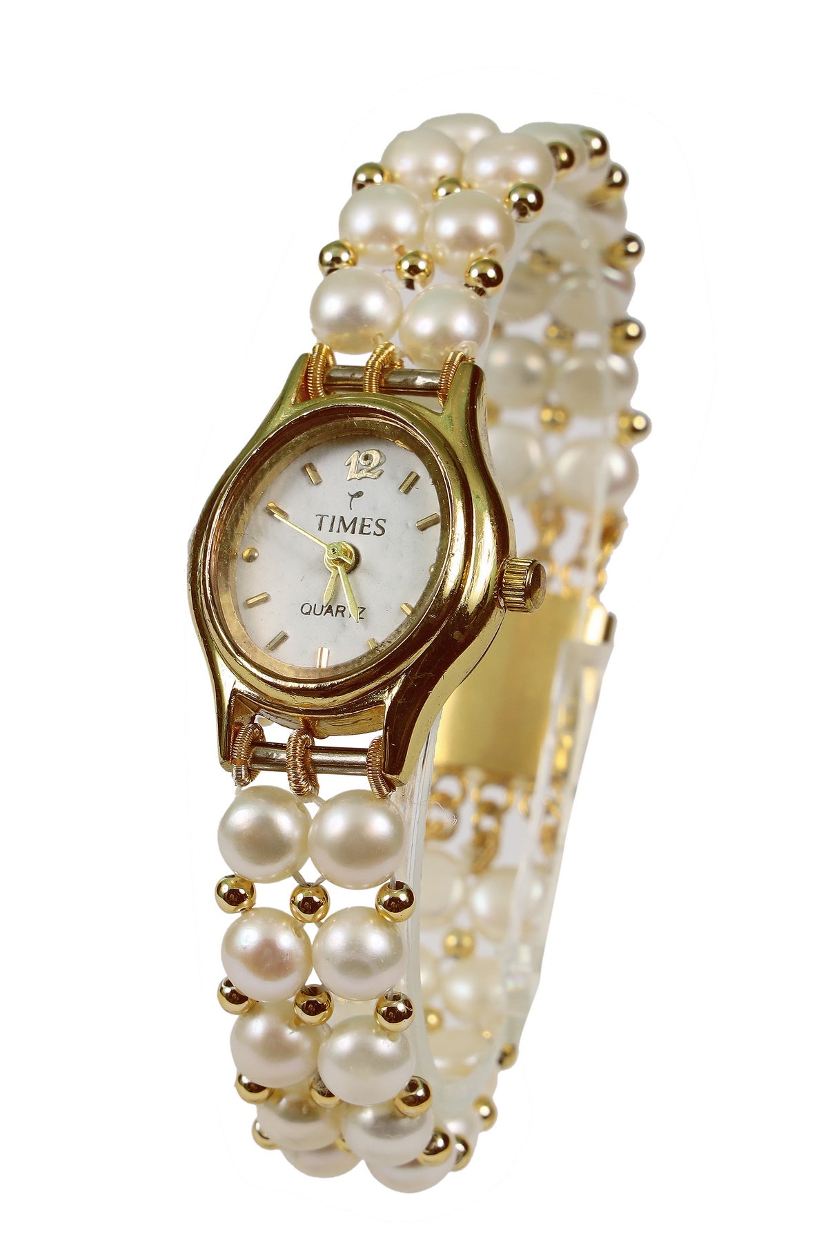 Designer Real Natural Fresh Water Pearl Watch With Certificate(D.No ADBLS105)