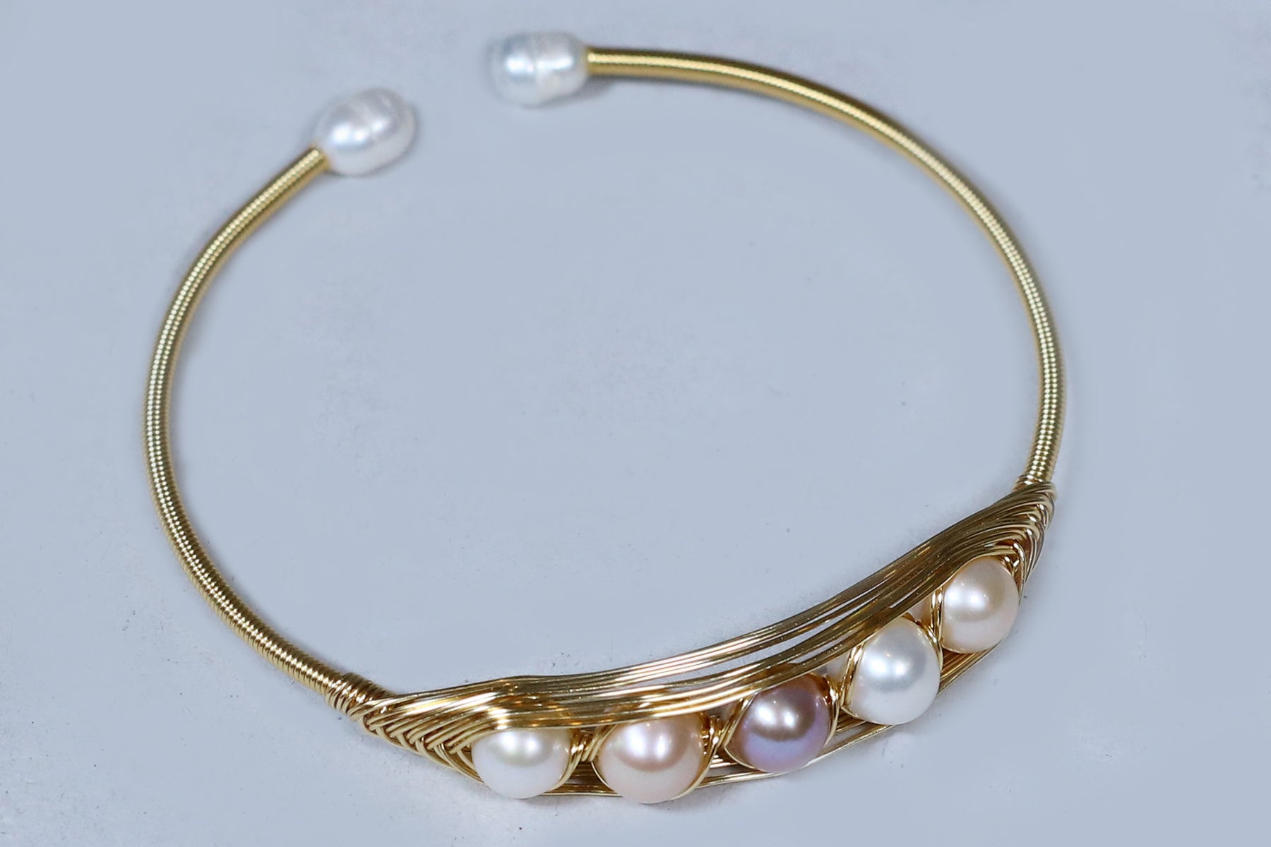 Authentic Real Natural Fresh Water Pearl Bracelet With Certificate(D.No ADBLS250)