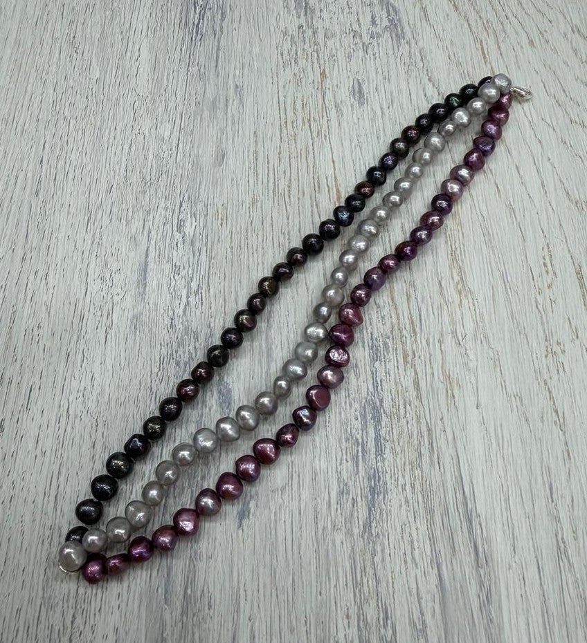Real Natural Fresh Water Pearl Bracelet With Certificate(D.No ADBLS302)