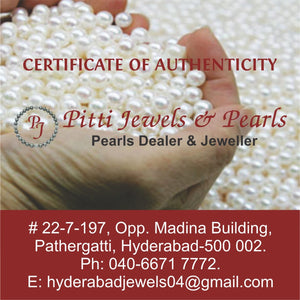 Authentic Real Natural Fresh Water Pearls Choker Set With Certificate(D.No CKR732)