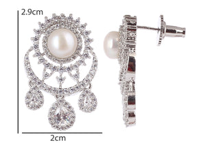 Real Natural Fresh Water Single String Pearls Set For Women With Certificate