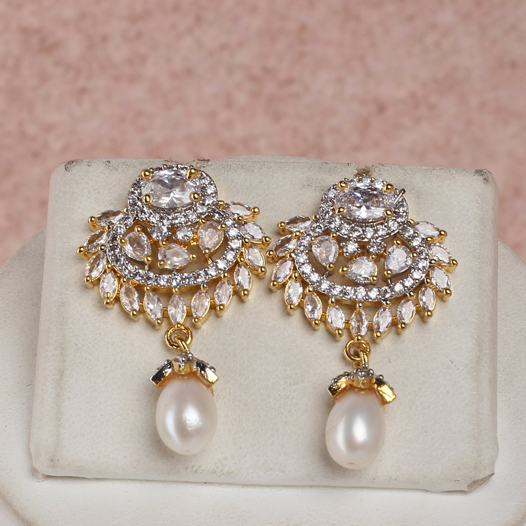 Real Natural Fresh Water Single String Pearls Set For Women With Certificate(D.No ADPRLS2250)