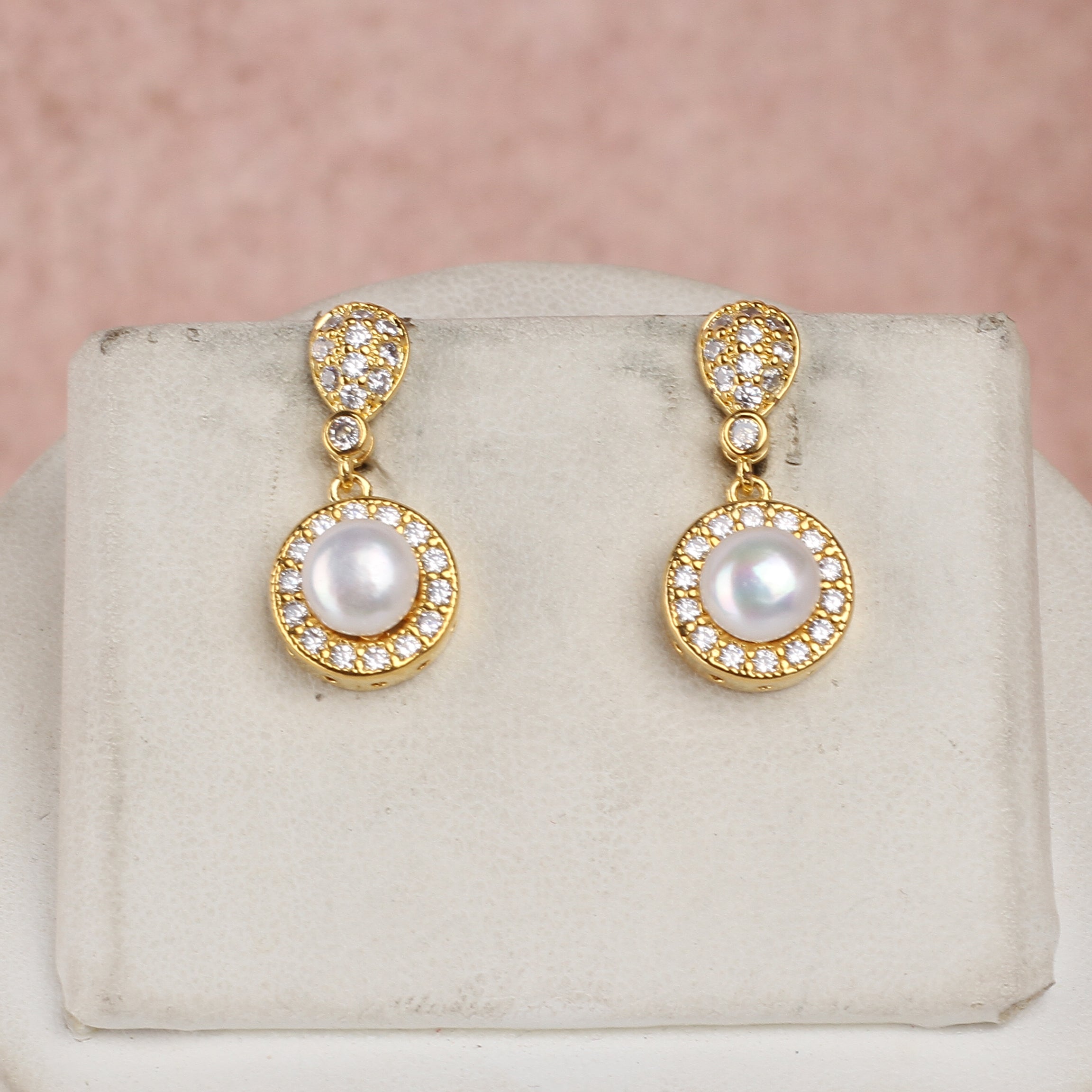 Real Natural Fresh Water Single String Small Size Pearls Set For Women With Certificate(D.No ADPRLS2328)