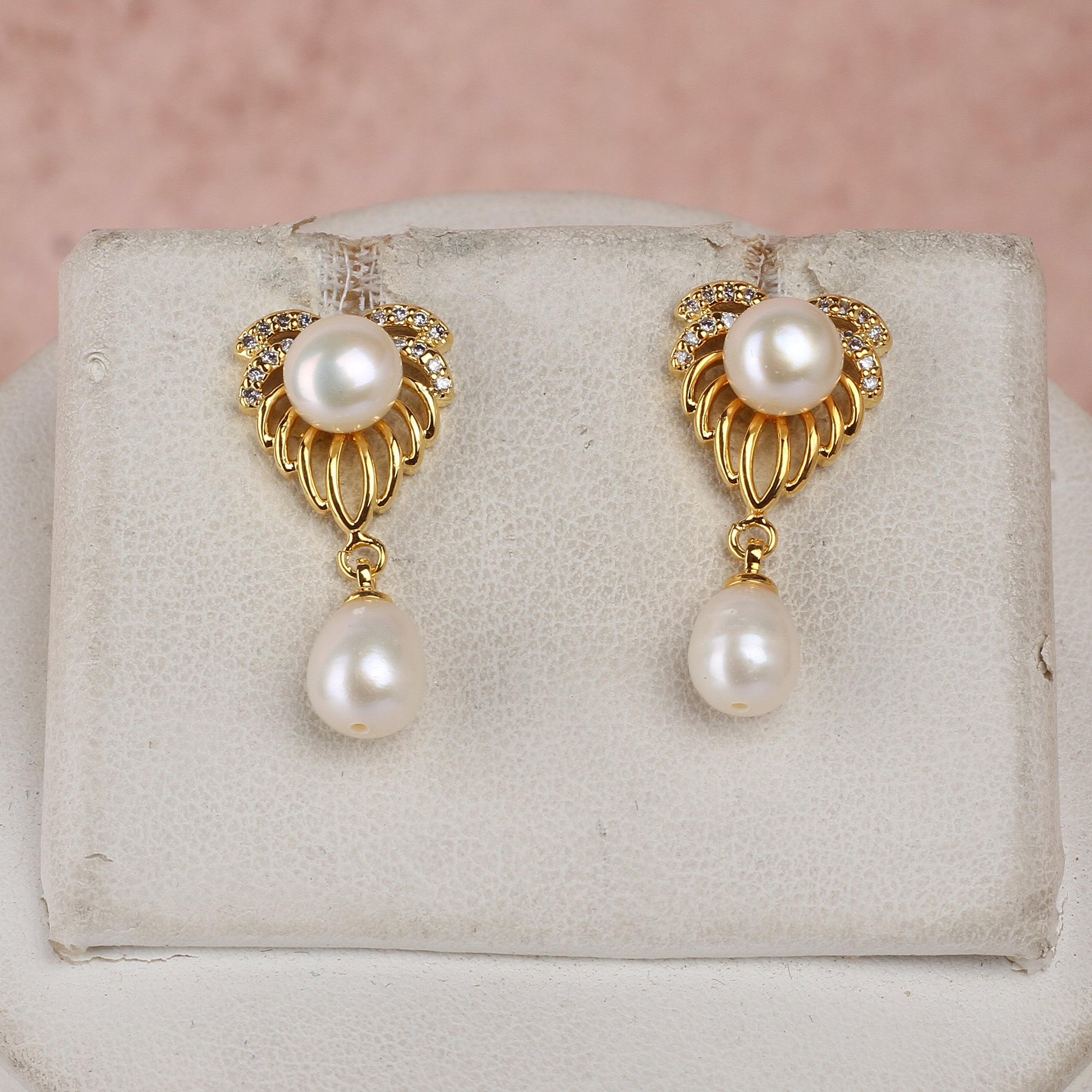 Real Natural Fresh Water Single String Small Size Pearls Set For Women With Certificate(D.No ADPRLS2331)