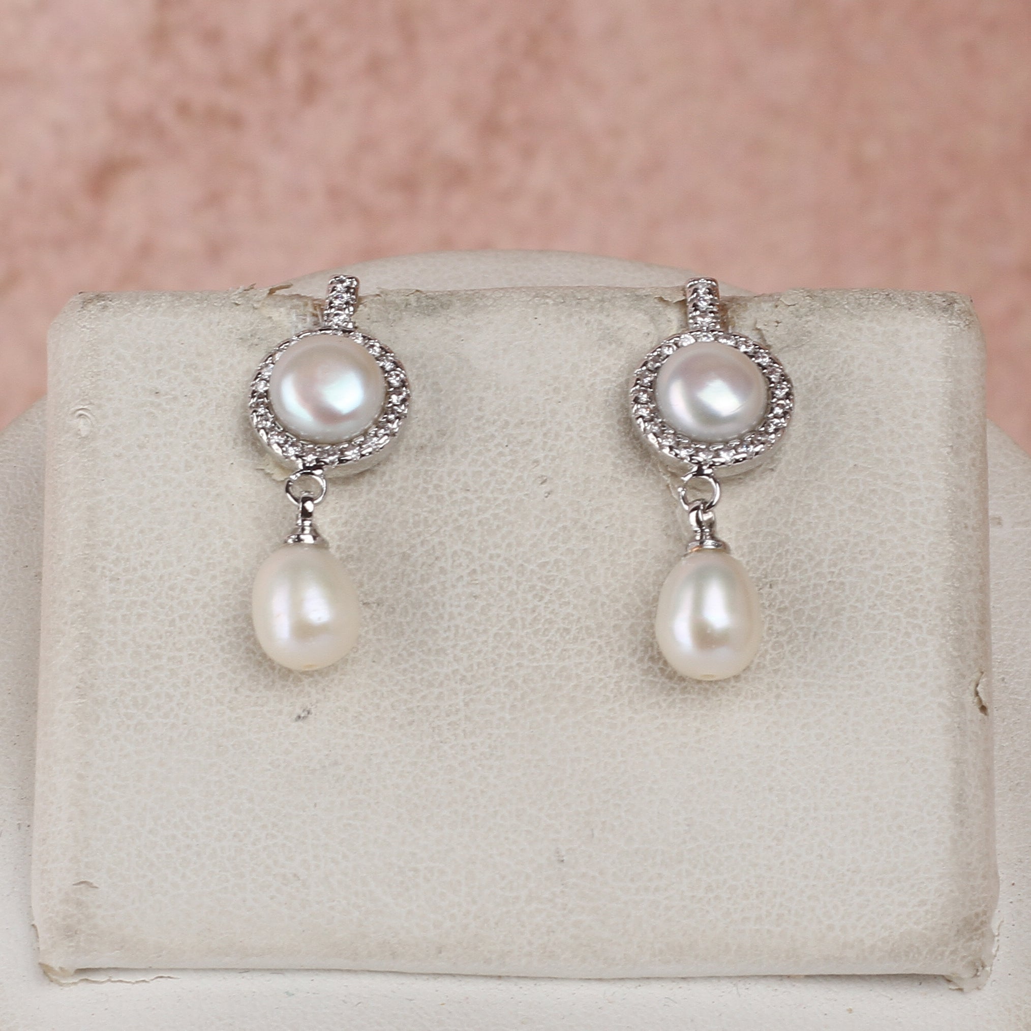 Real Natural Fresh Water Single String Small Size Pearls Set For Women With Certificate(D.No ADPRLS2335)