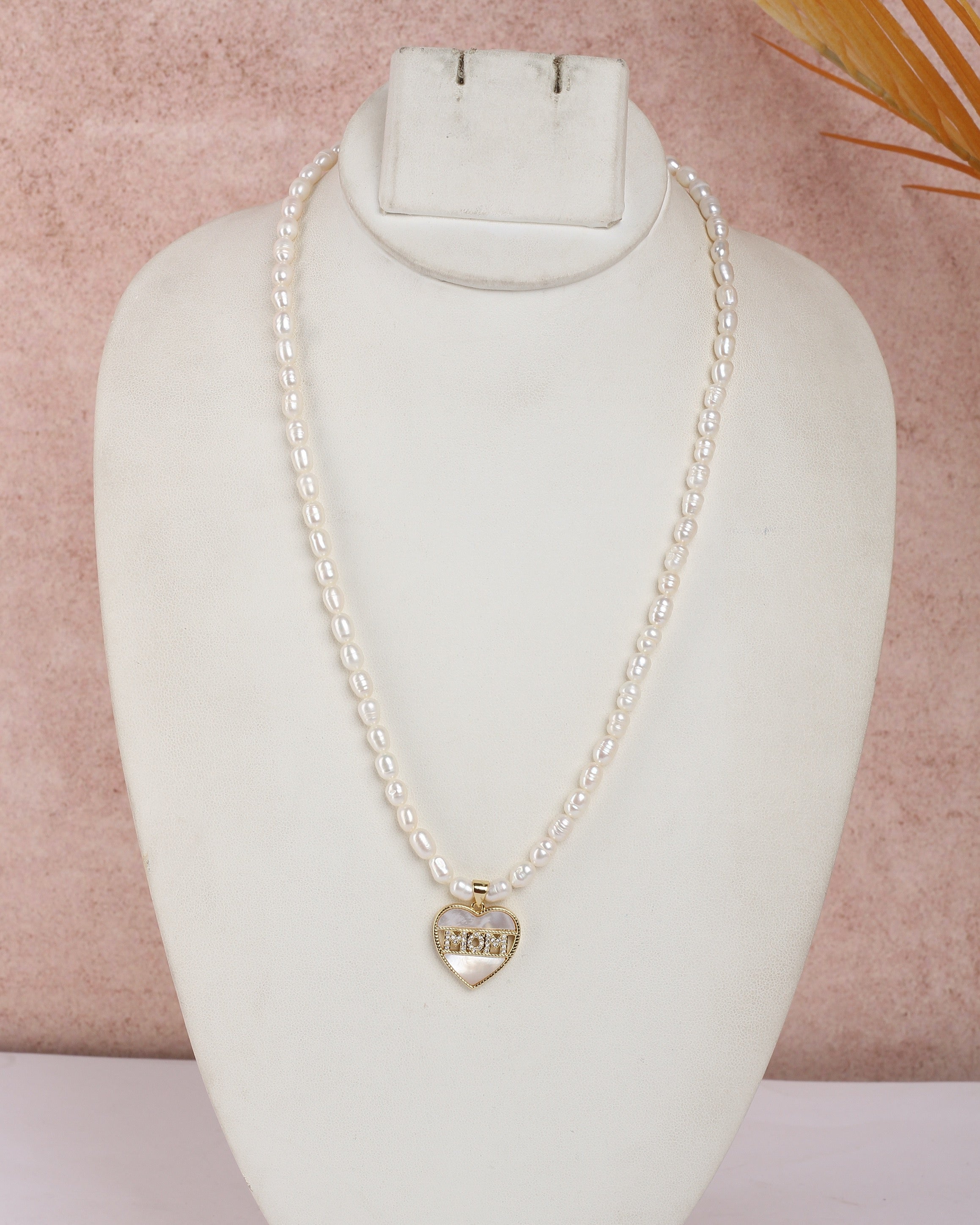 Real Natural Fresh Water Pearls Mala With Locket For Women With Certificate(D.No ADPRLS2366)