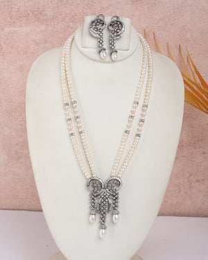 Real Natural Fresh Water Exclusive Pearls Set For Women With Certificate