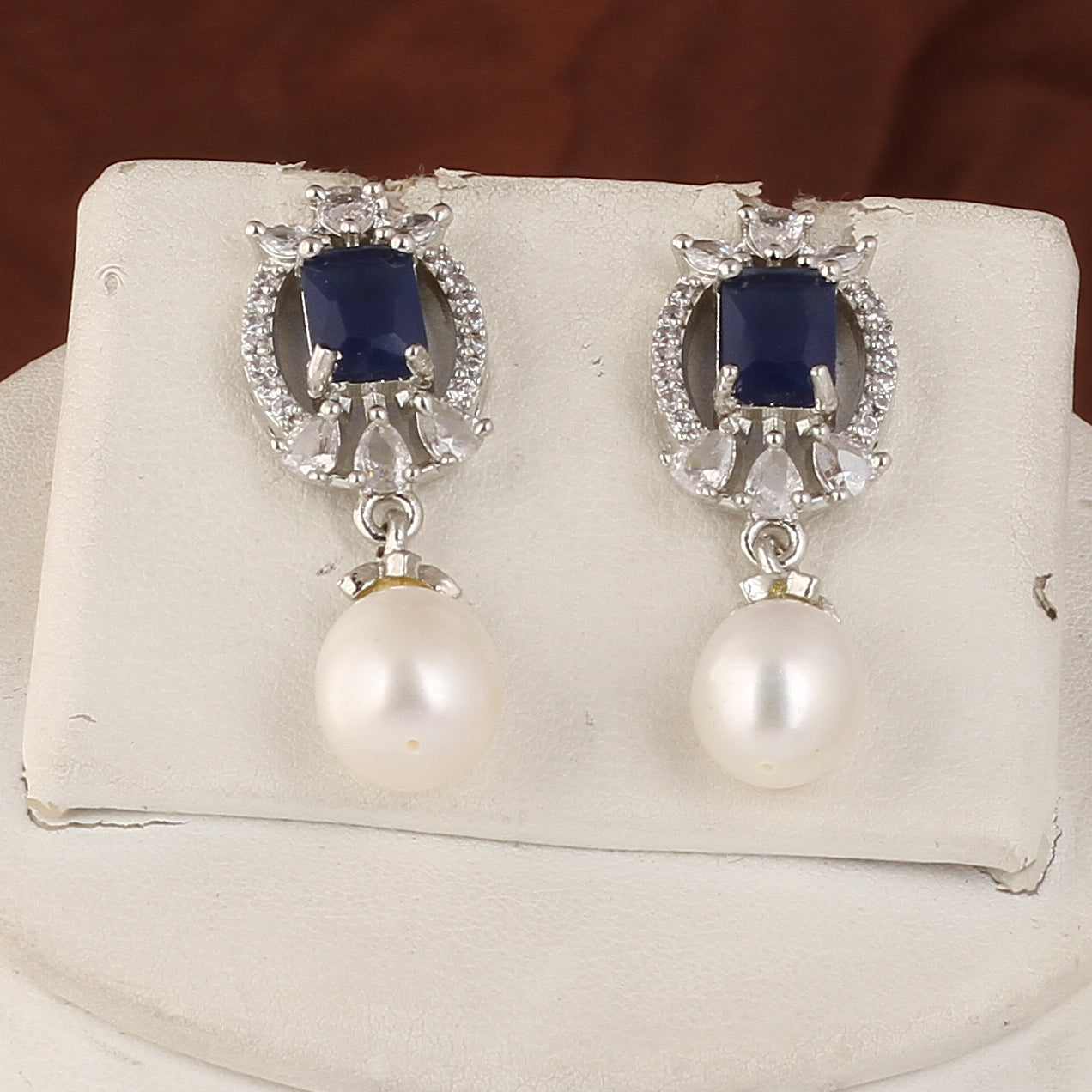 Authentic Real Natural Fresh Water Pearl Set For Women With Certificate(D.No ADPRLS2540)