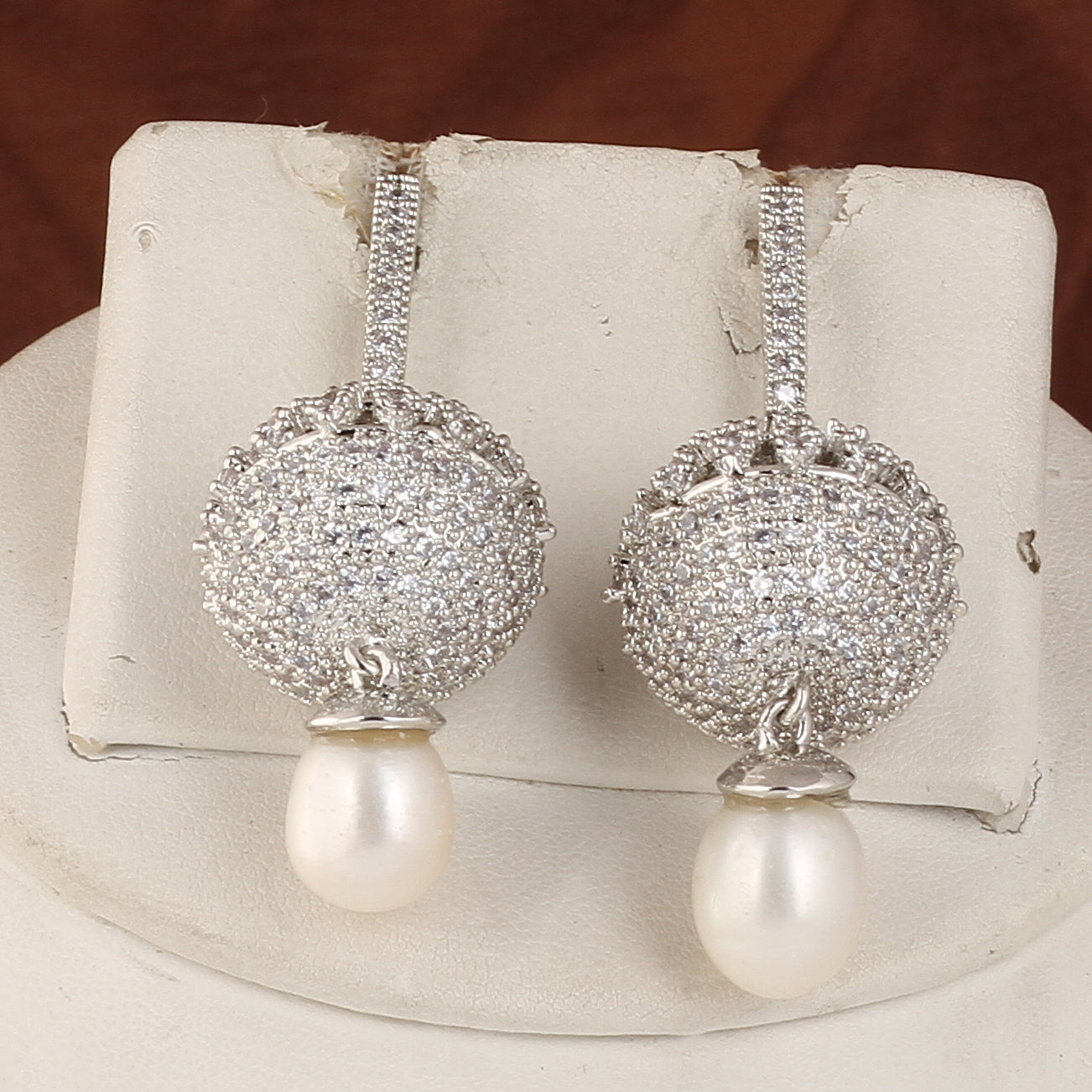 Authentic Real Natural Fresh Water Pearl Set For Women With Certificate(D.No ADPRLS2543)