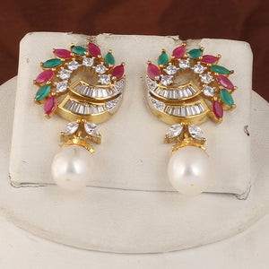 Authentic Real Natural Fresh Water Pearl Set For Women With Certificate(D.No ADPRLS2549)