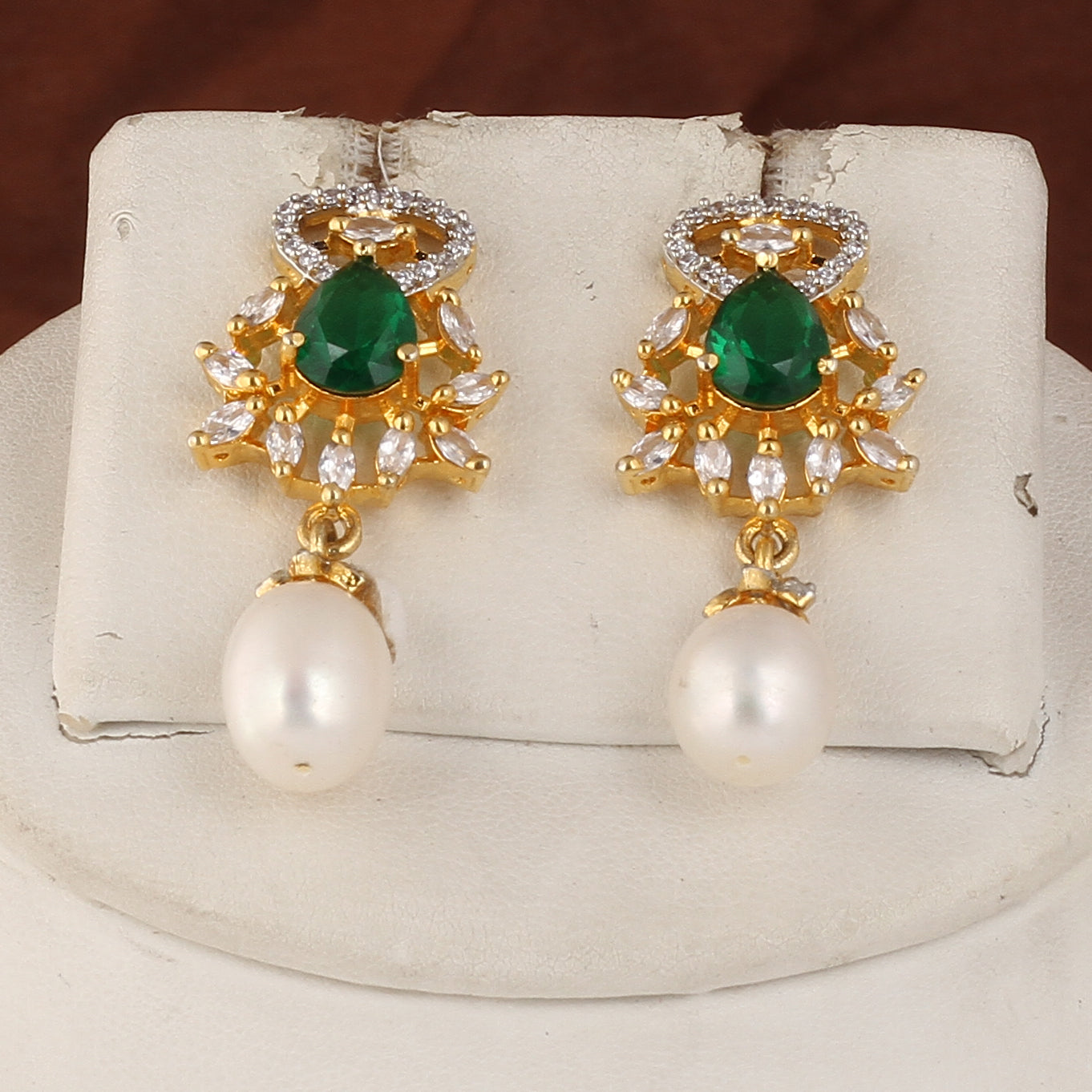Authentic Real Natural Fresh Water Pearl Set For Women With Certificate(D.No ADPRLS2551)