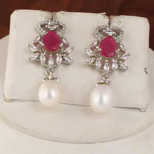 Authentic Real Natural Fresh Water Pearl Set For Women With Certificate(D.No ADPRLS2553)