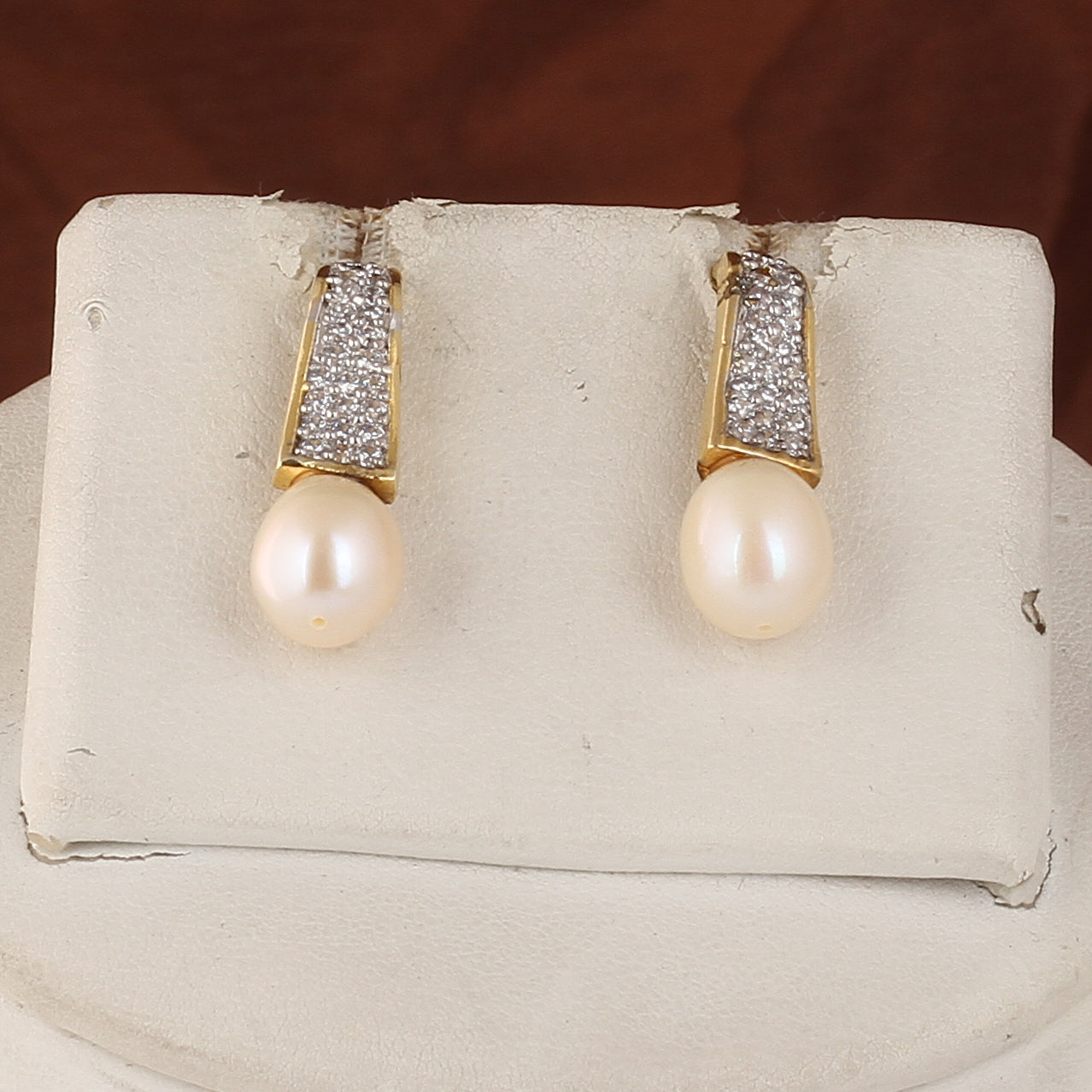 Authentic Real Natural Fresh Water Pearl Set For Women With Certificate(D.No ADPRLS2557)