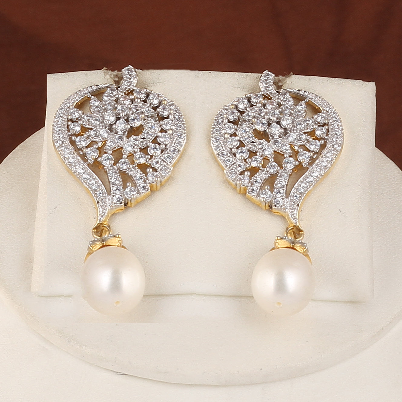 Authentic Real Natural Fresh Water Pearl Set For Women With Certificate(D.No ADPRLS2560)