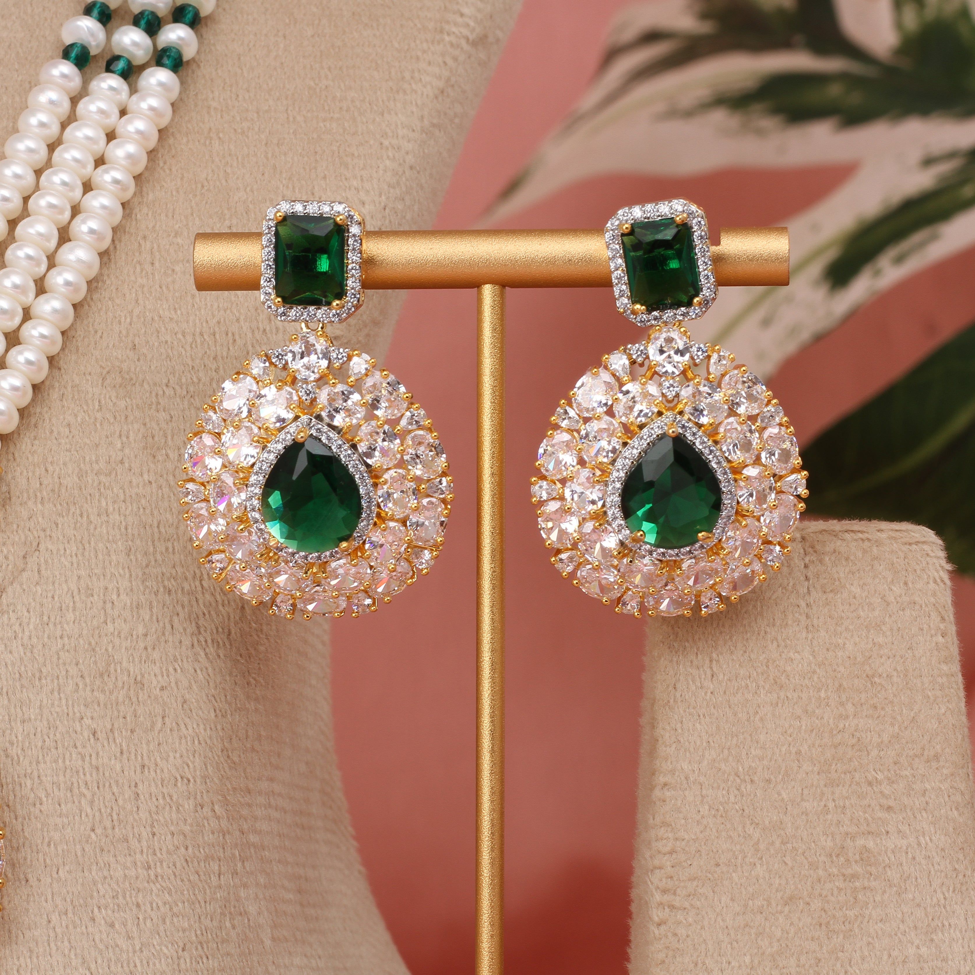 Authentic Hyderabadi Real Pearls Set For Women With Certificate(D.No ADPRLS2574)