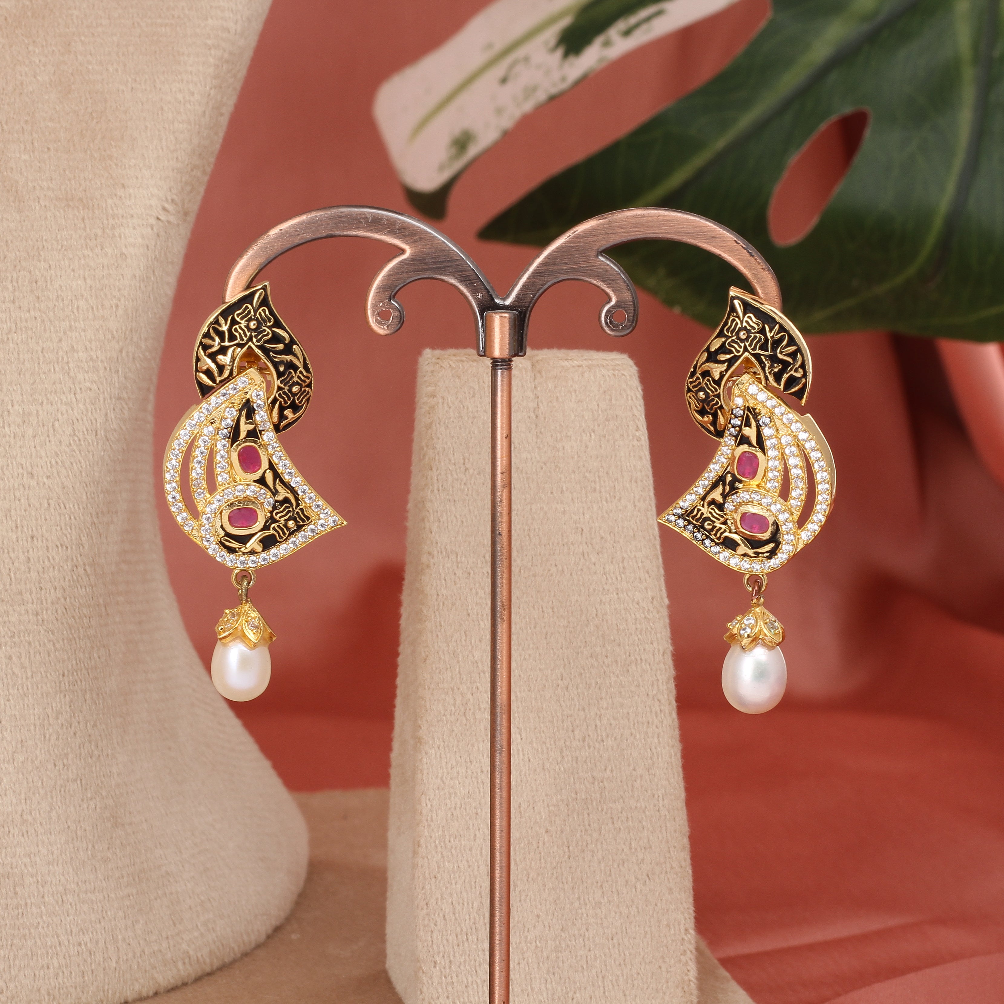 Authentic Hyderabadi Real Pearls Set For Women With Certificate(D.No ADPRLS2595)