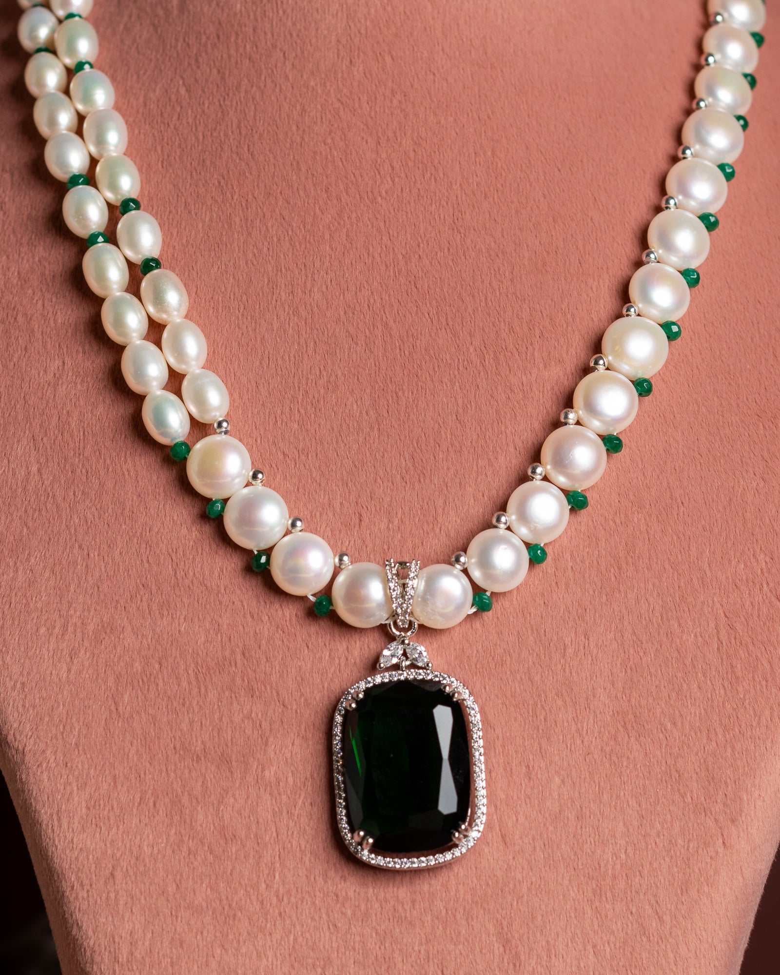 Authentic Hyderabadi Real Pearls Set For Women With Certificate(D.No ADPRLS2641)