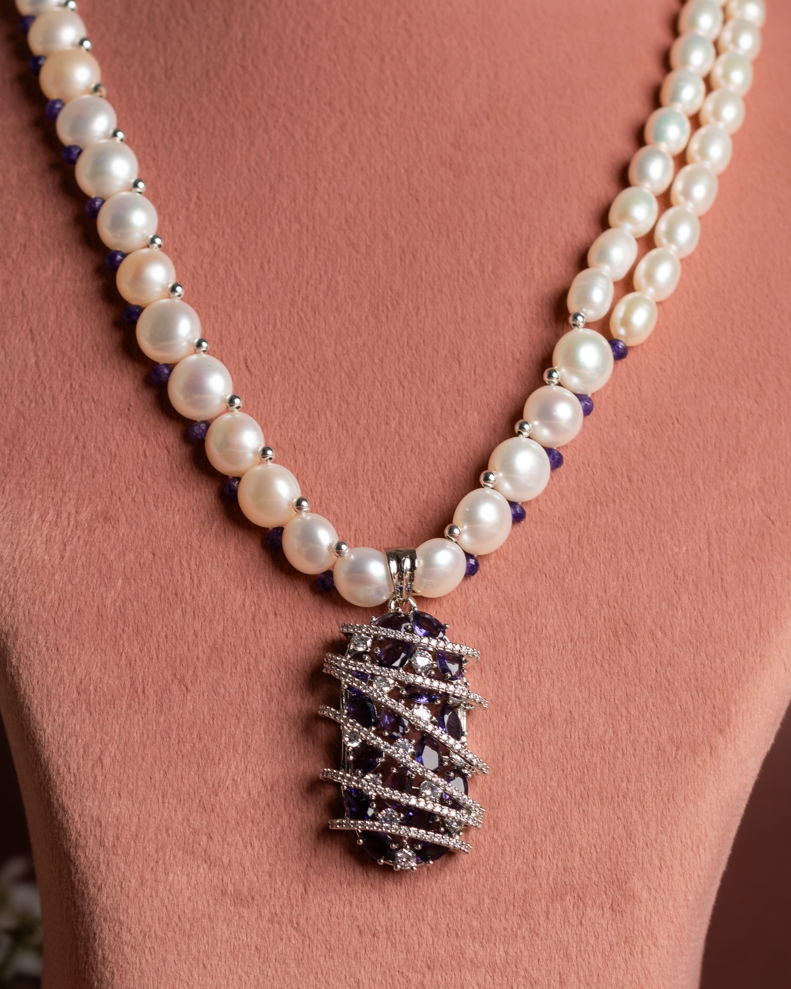 Authentic Hyderabadi Real Pearls Set For Women With Certificate(D.No ADPRLS2645)