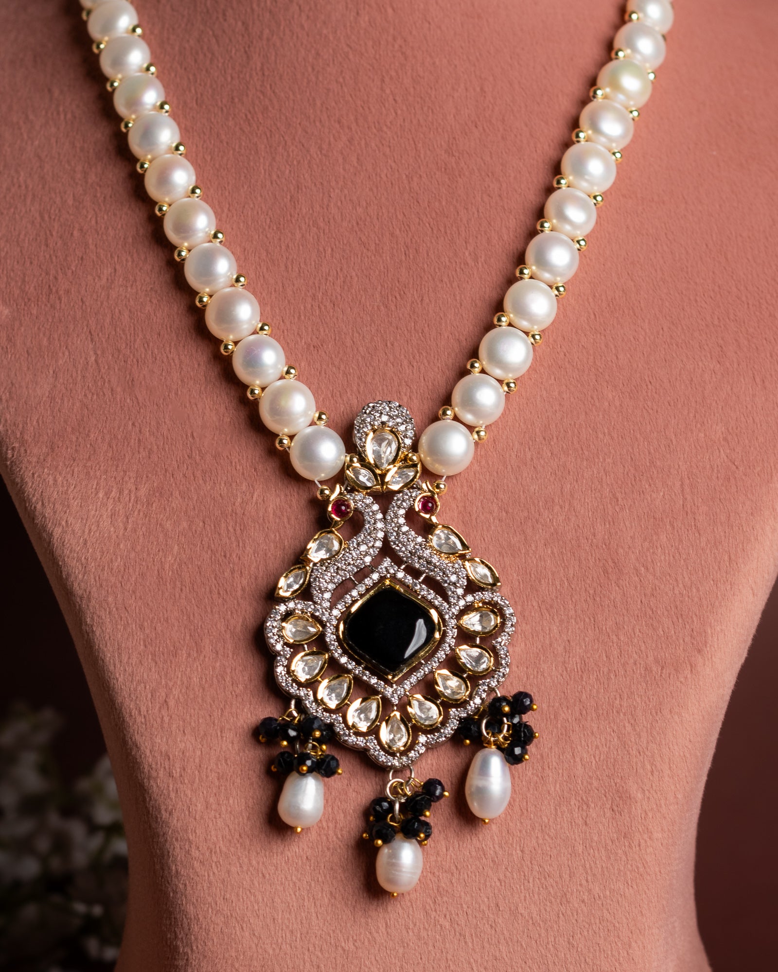 Authentic Hyderabadi Real Pearls Set For Women With Certificate(D.No ADPRLS2648)