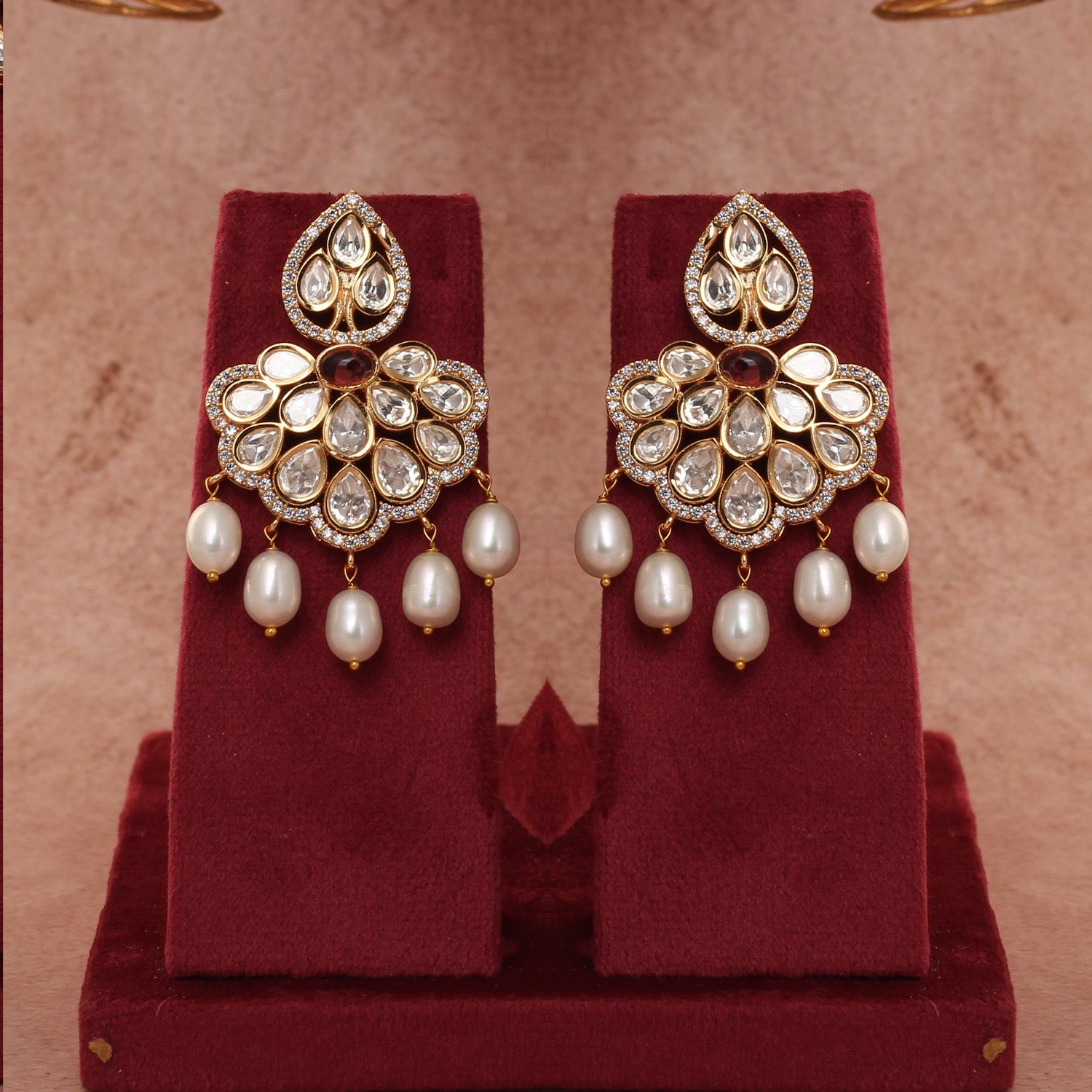 Authentic Hyderabadi Real Pearls Set For Women With Certificate(D.No ADPRLS2676)