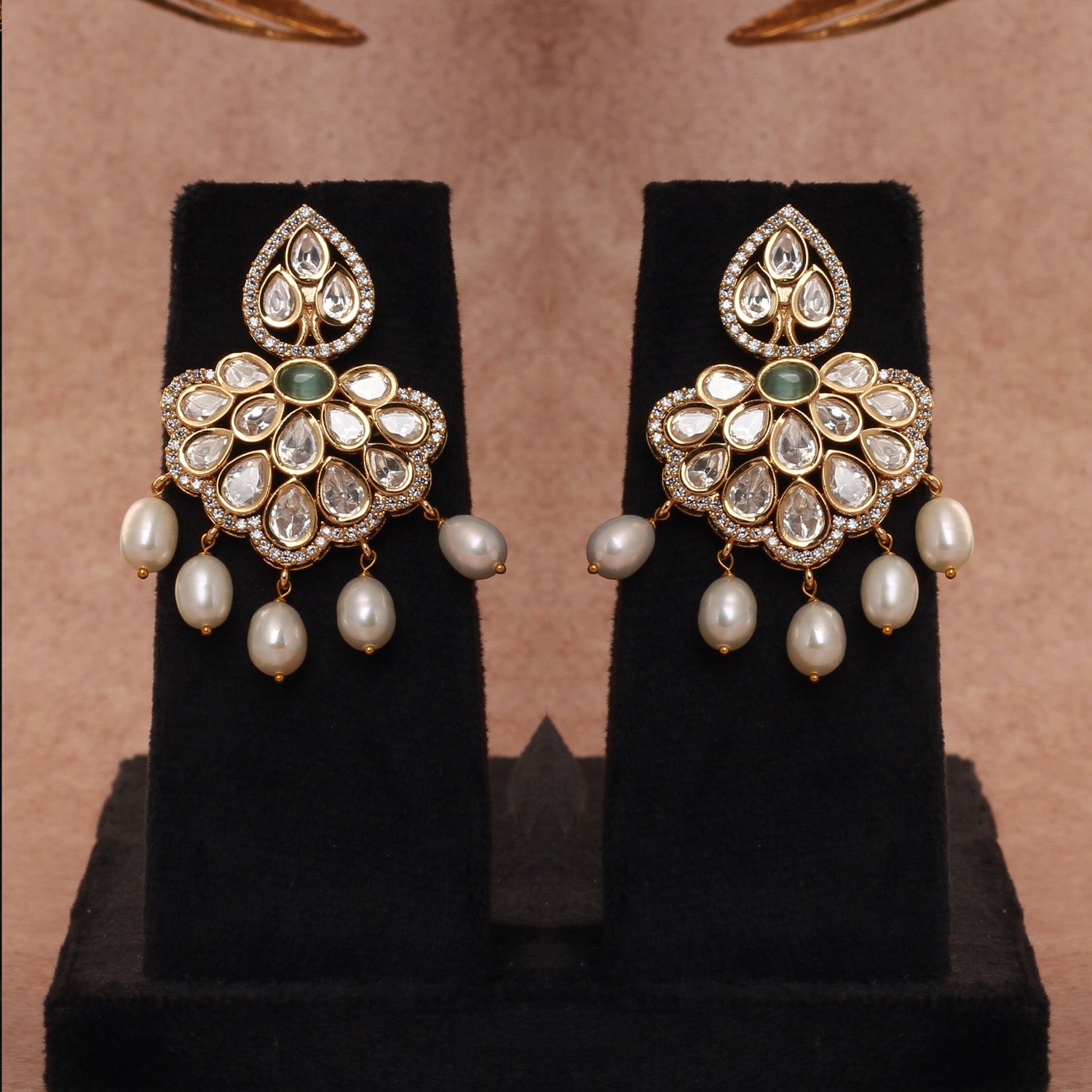 Authentic Hyderabadi Real Pearls Set For Women With Certificate(D.No ADPRLS2678)