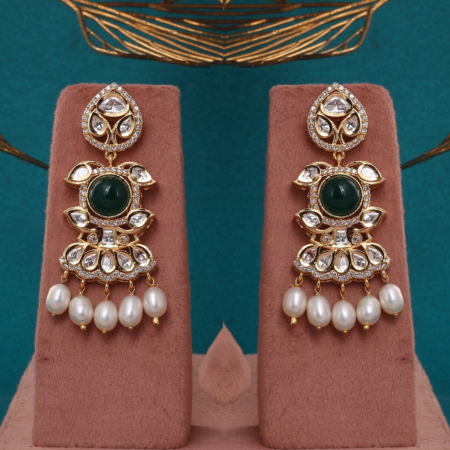 Authentic Hyderabadi Real Button Pearls Set For Women With Certificate(D.No ADPRLS2683)