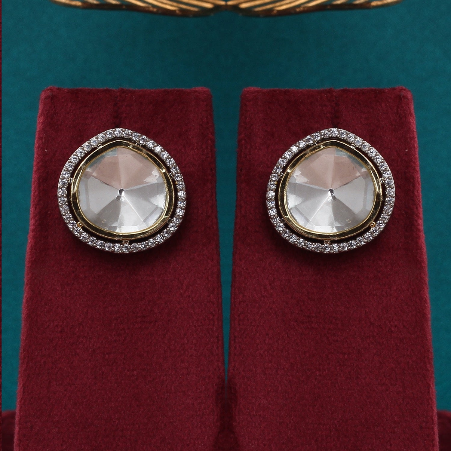 Authentic Hyderabadi Real Button Pearls Set For Women With Certificate(D.No ADPRLS2698)