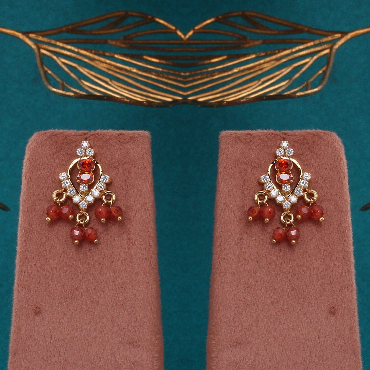 Handcrafted Double-String Authentic Pearl Jewelry Set With Certificate(D.No ADPRLS2765)