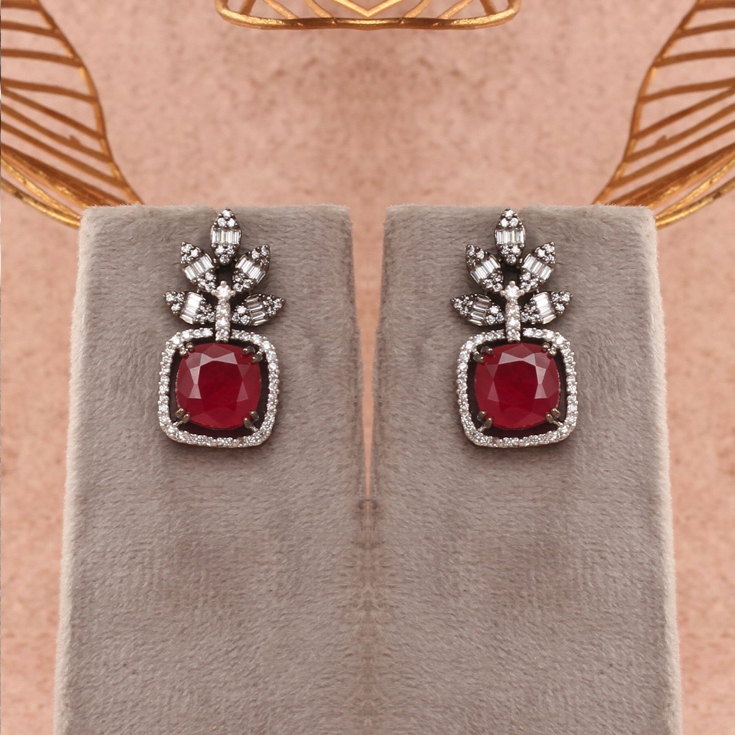 Authentic Triple-Layer Pearls N Stone-Studded Necklace Set With Certificate(D.No ADPRLS2797)