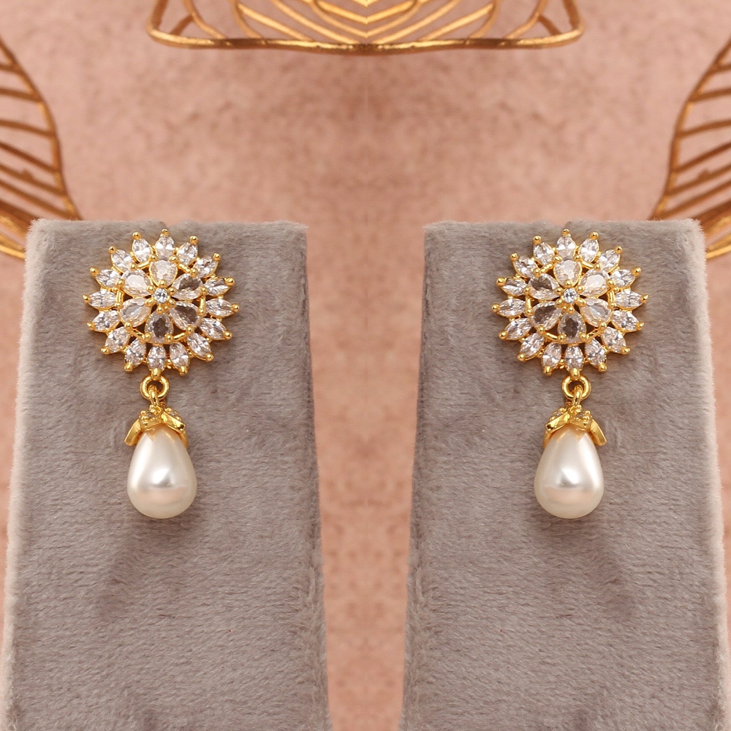 Authentic Double-Layer Pearls Necklace Set For Women Girls With Certificate(D.No ADPRLS2803)