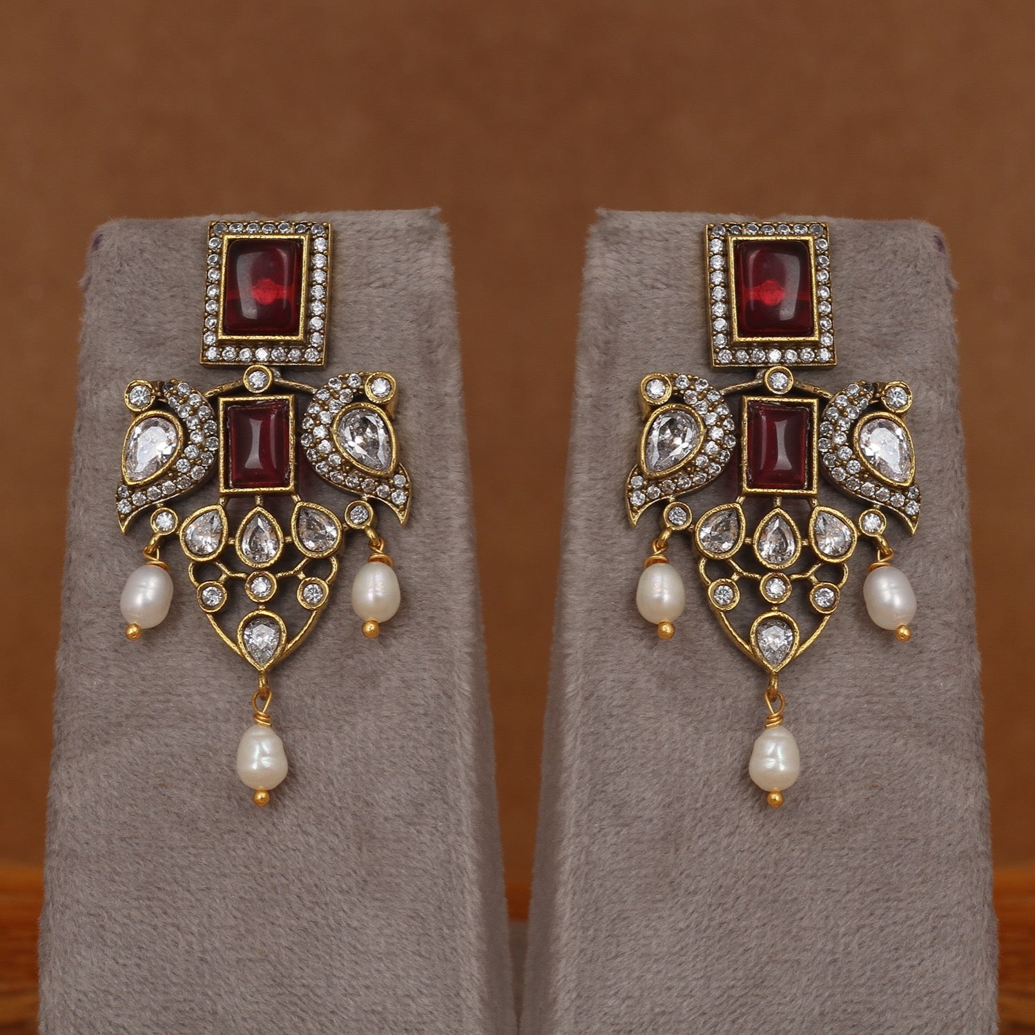 Exclusive Real Natural Freshwater Button Pearl Necklace Set For Women With Certificate(D.No ADPRLS2964)