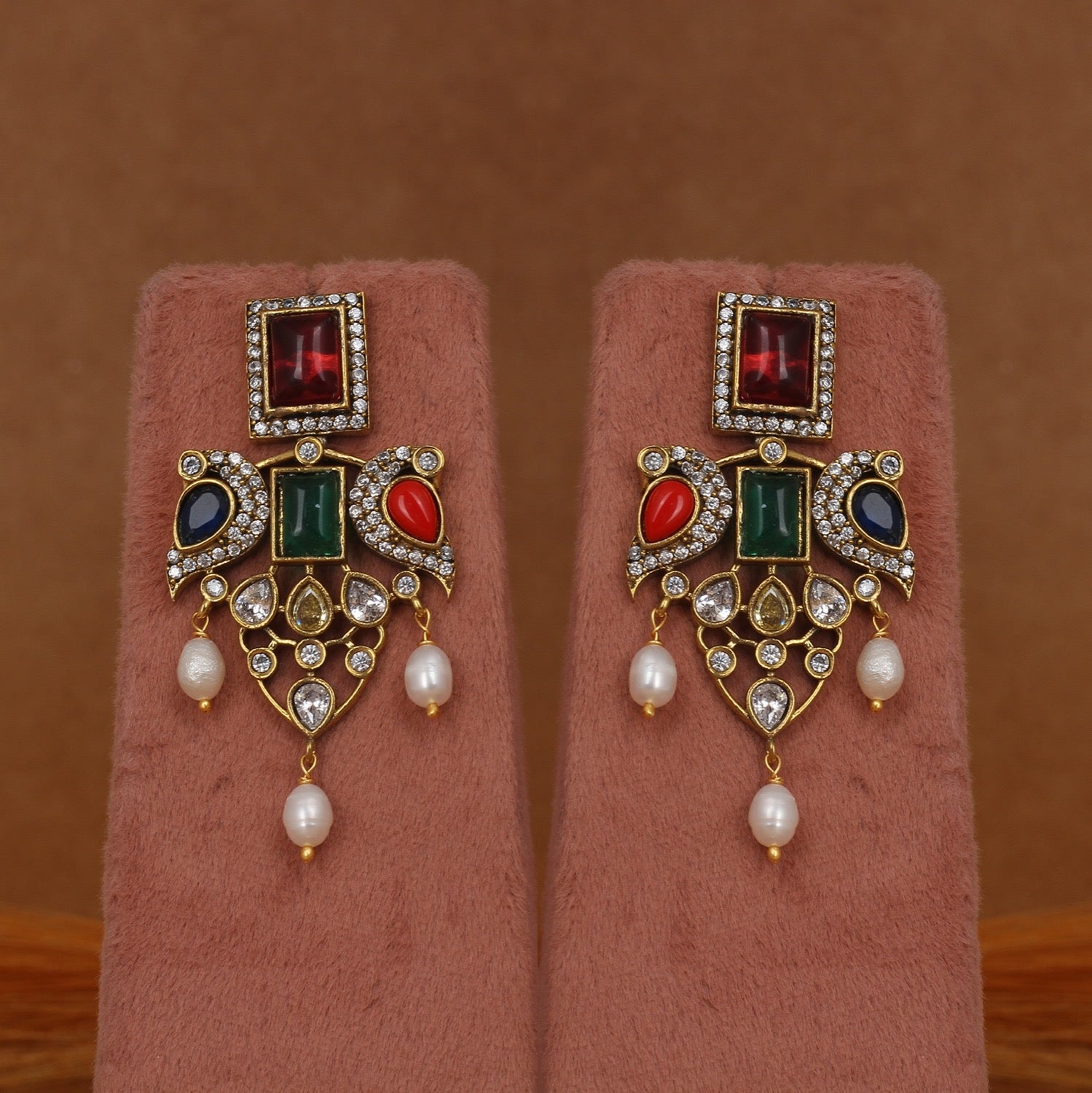 Exclusive Real Natural Freshwater Button Pearl Necklace Set For Women With Certificate(D.No ADPRLS2965)