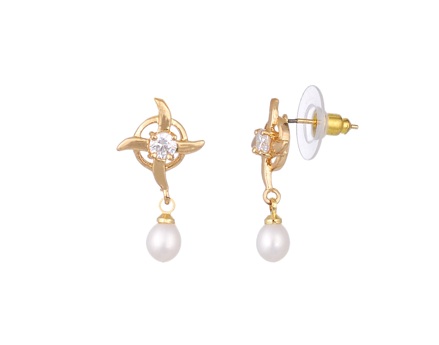 Real Natural Fresh Water Pearl Set With Certificate(D.No ADPRLS774)